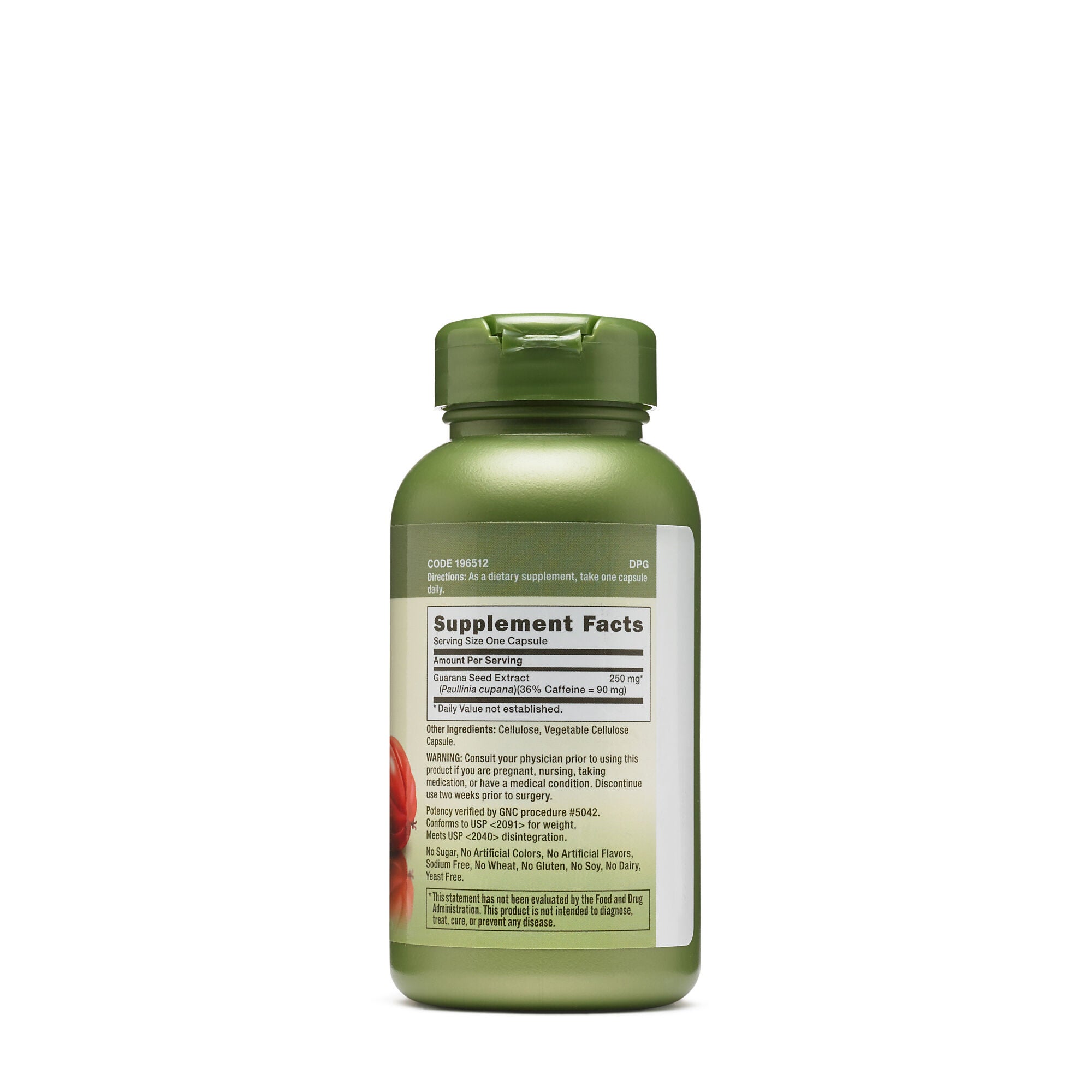 GNC Herbal Plus® Guarana 250 mg 100 Capsules