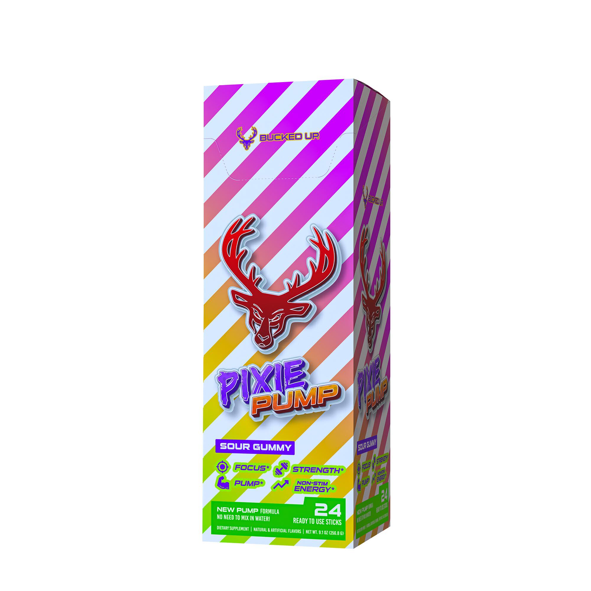 Pixie Pump - Sour Gummy (24 Stick Packs)  | GNC