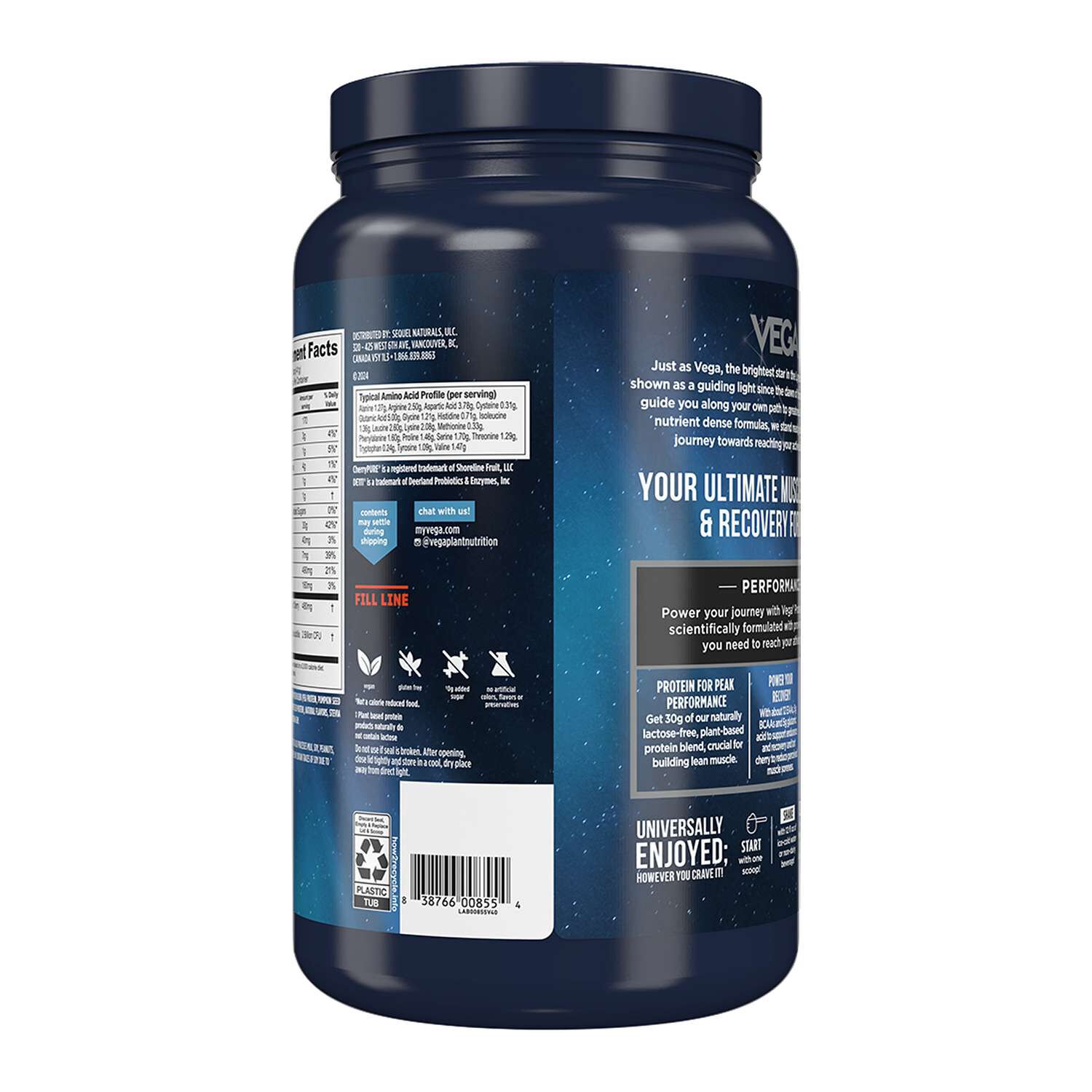 Premium Plant Based Protein - Vanilla (20 Servings)