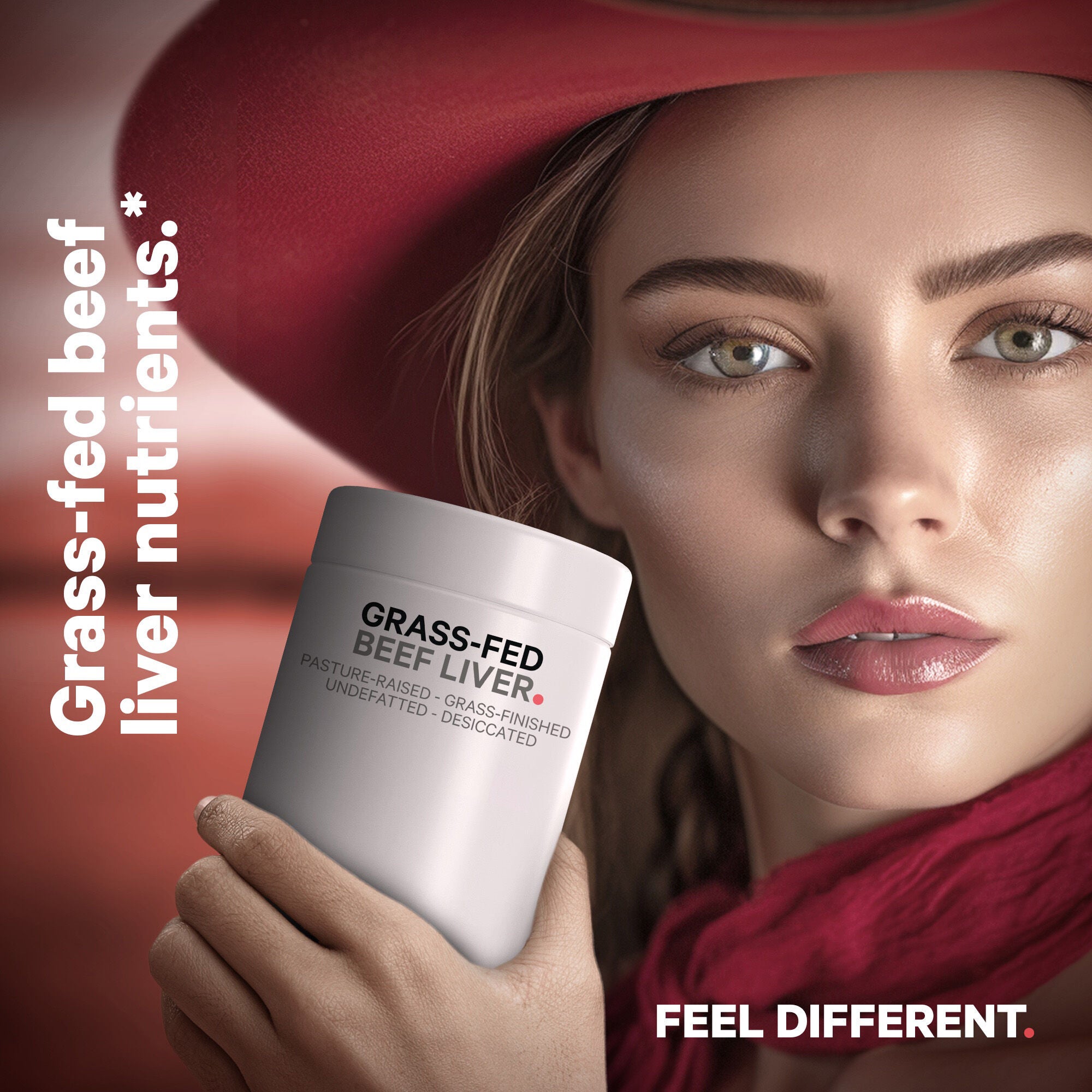 Grass-Fed Beef Liver - 180 Capsules (60 Servings)  | GNC