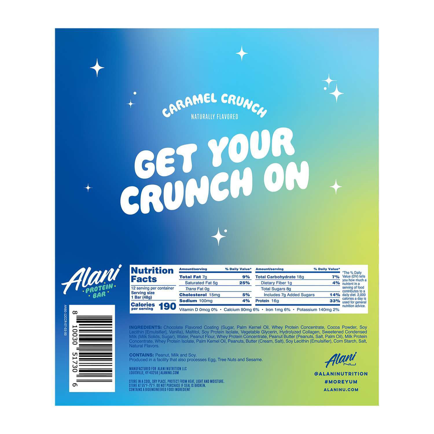 Protein Bar - Caramel Crunch (12 Bars)