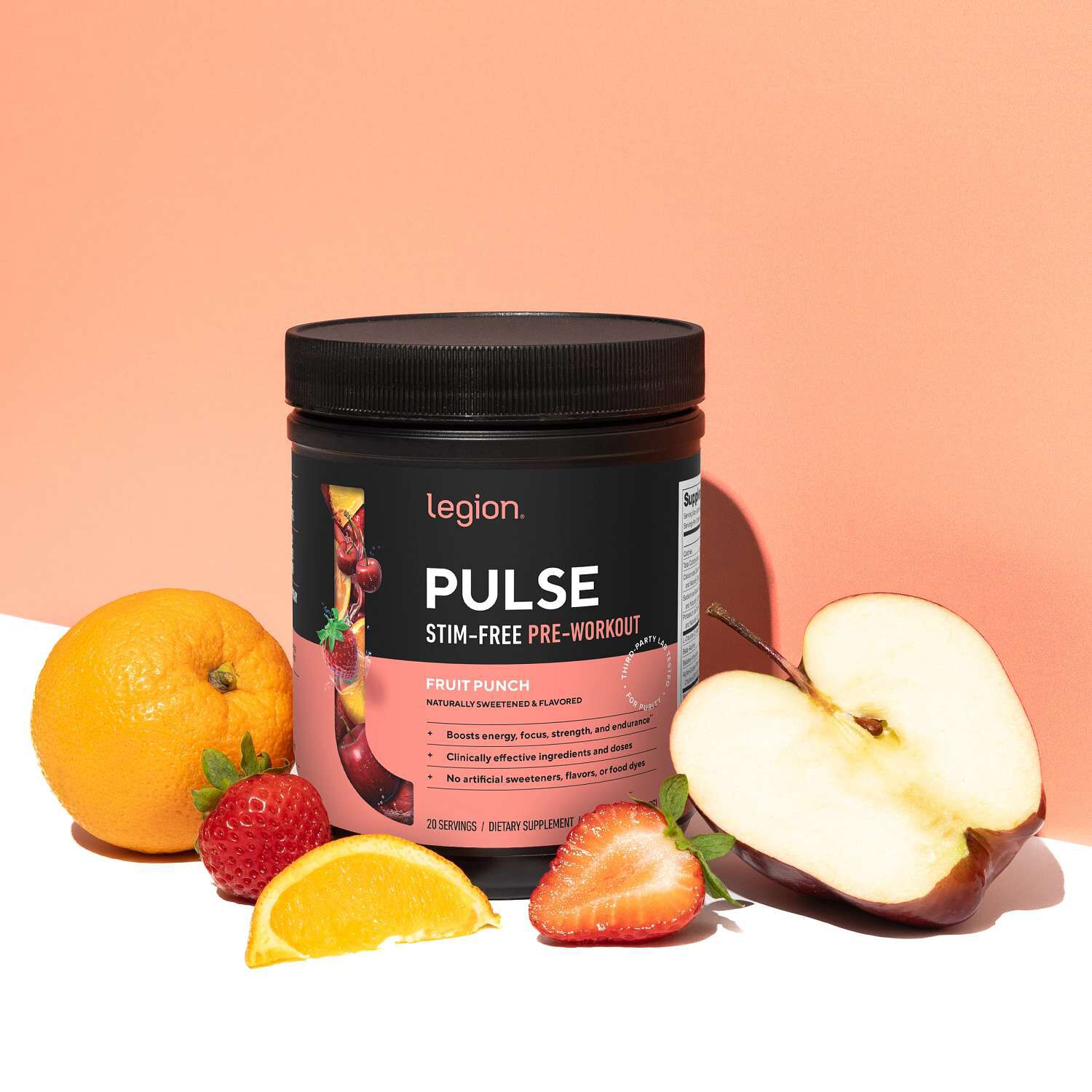 Pulse Stim Free Pre-Workout - Tropical Punch (20 Servings)