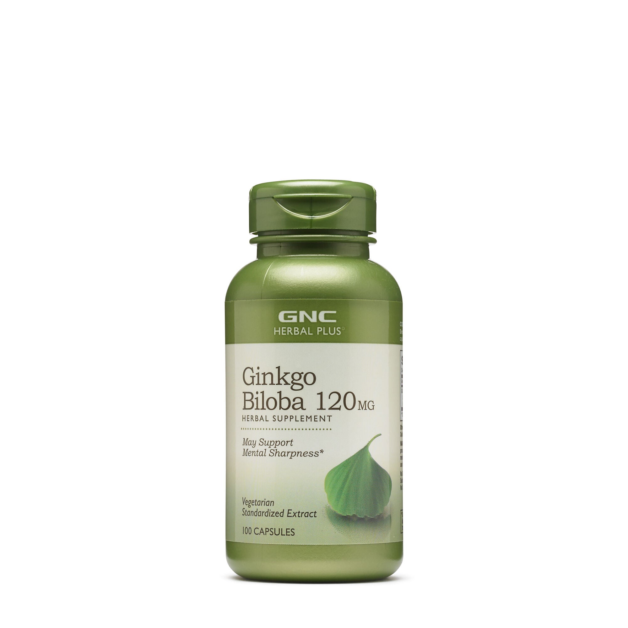 Ginkgo Biloba 120mg - 100 Capsules (100 Servings) | GNC
