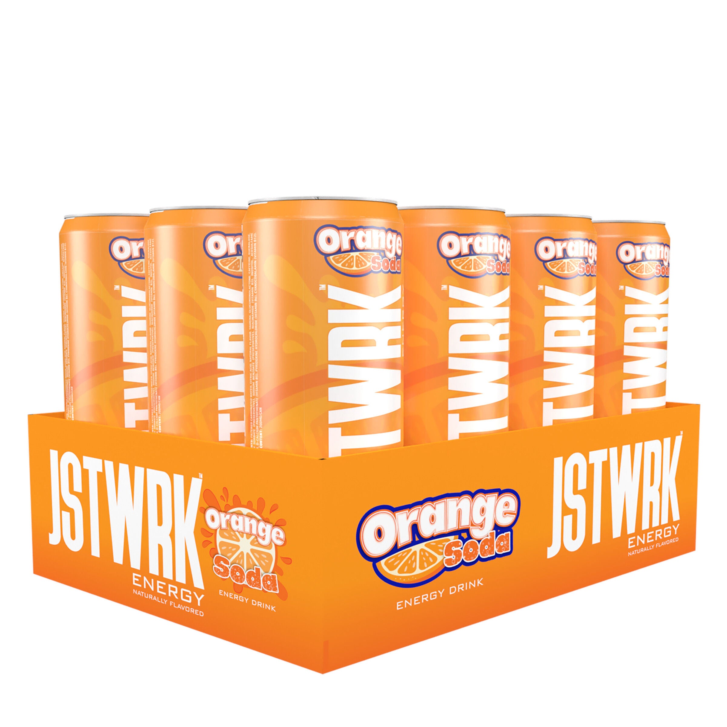 Energy Drink - Orange Soda - 12 fl oz (12 Cans)  | GNC
