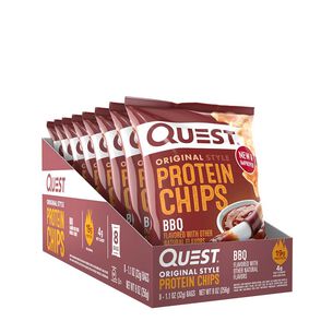 Original Style Protein Chips - BBQ &#40;8 Bags&#41;  | GNC