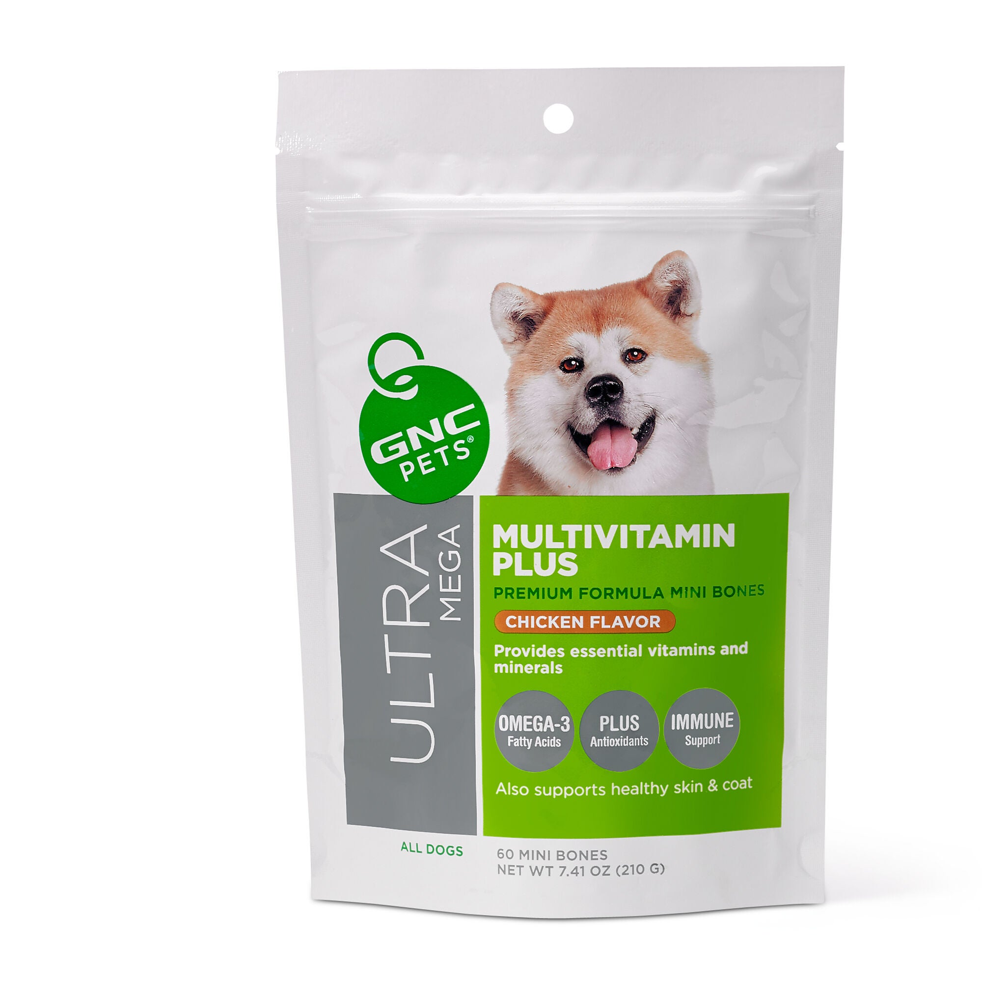 GNC Pets Ultra Mega Multivitamin Plus Chicken Flavor Dog Vitamins GNC