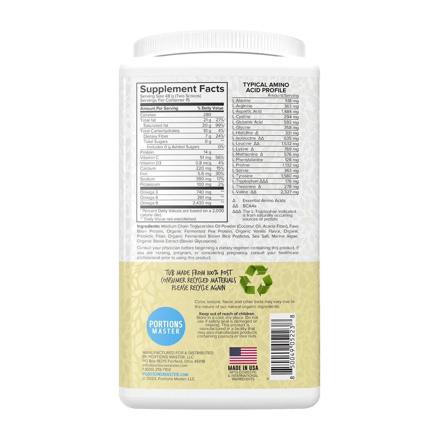 Vegan Keto Body - Vanilla Cream (15 Servings)  | GNC