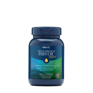 Triple Strength Fish Oil Mini - 120 Softgels &#40;60 Servings&#41;  | GNC