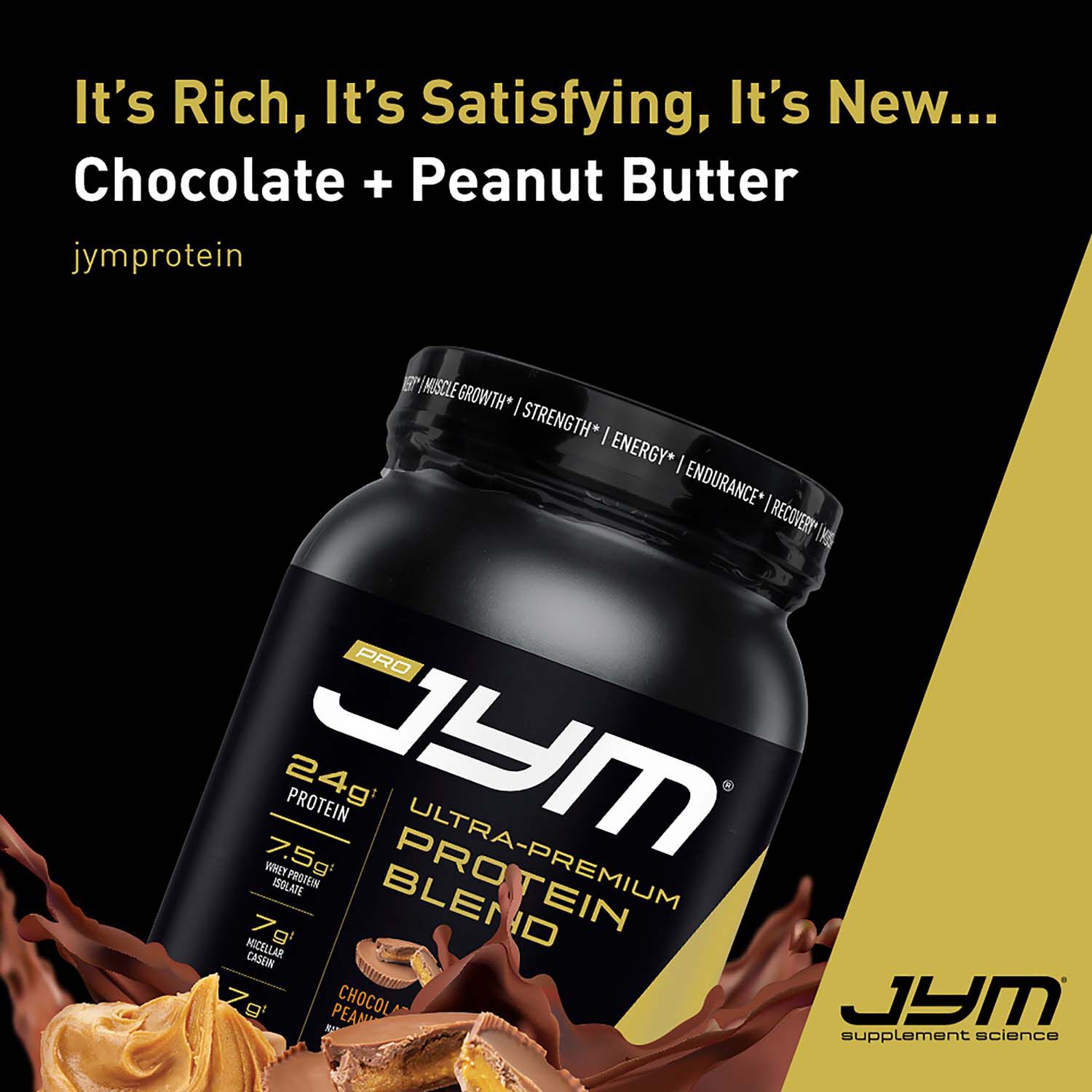 Pro Jym® UltraPremium Protein Blend Powder Chocolate Peanut Butter GNC