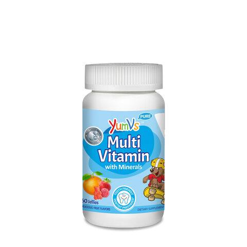 Multi Vitamin with Minerals - Fruit Flavors - 60 Jellies &#40;30 Servings&#41;  | GNC