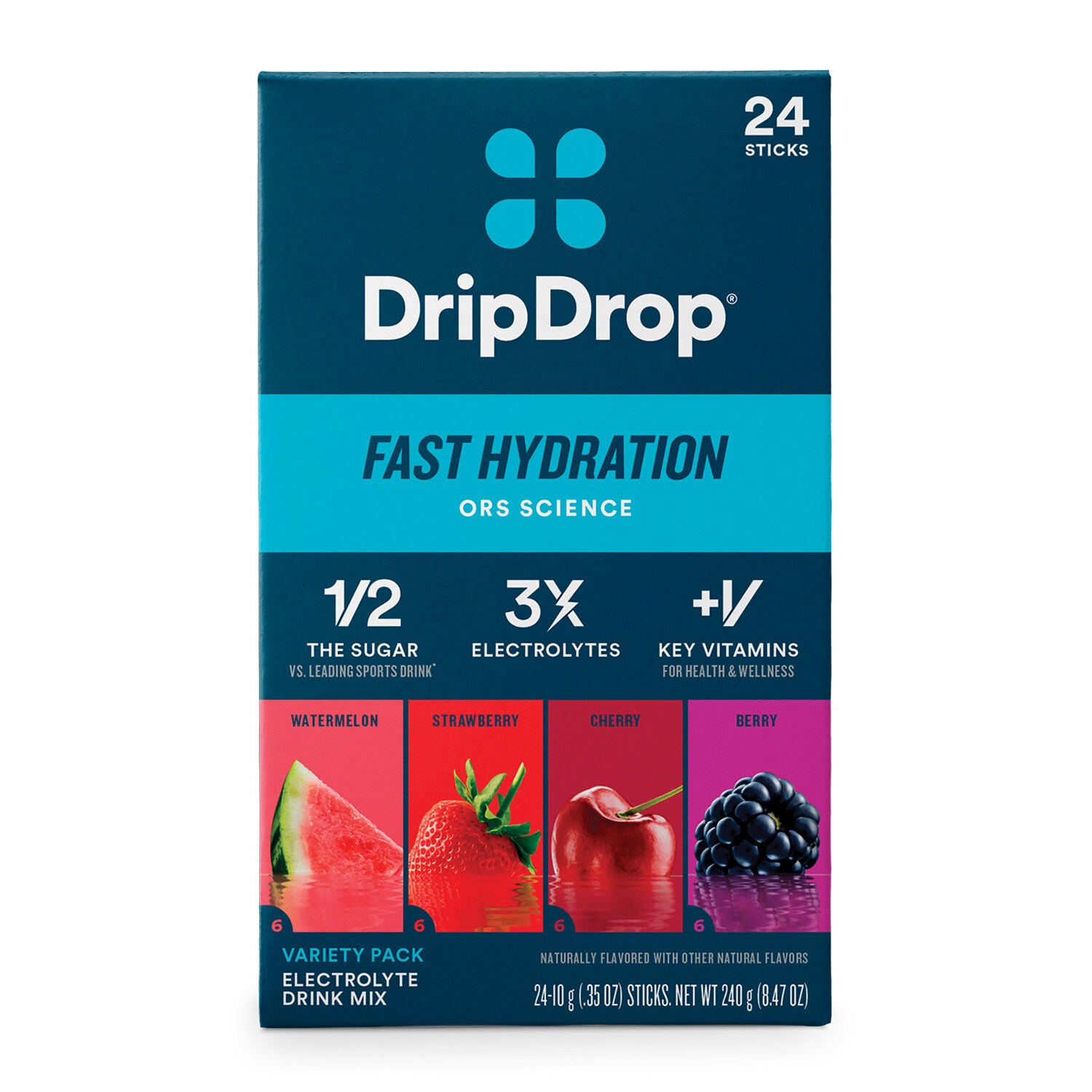 Electrolyte Drink Mix - Variety Pack (24 Sticks)  | GNC