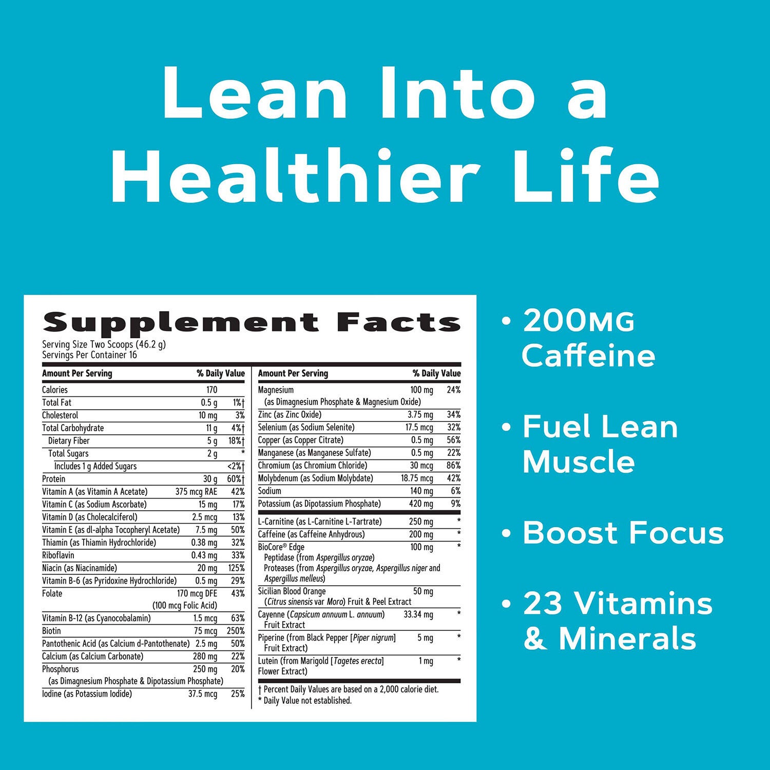 Lean Shake&trade; Burn - Vanilla Cr&egrave;me (16 Servings) Vanilla Creme | GNC