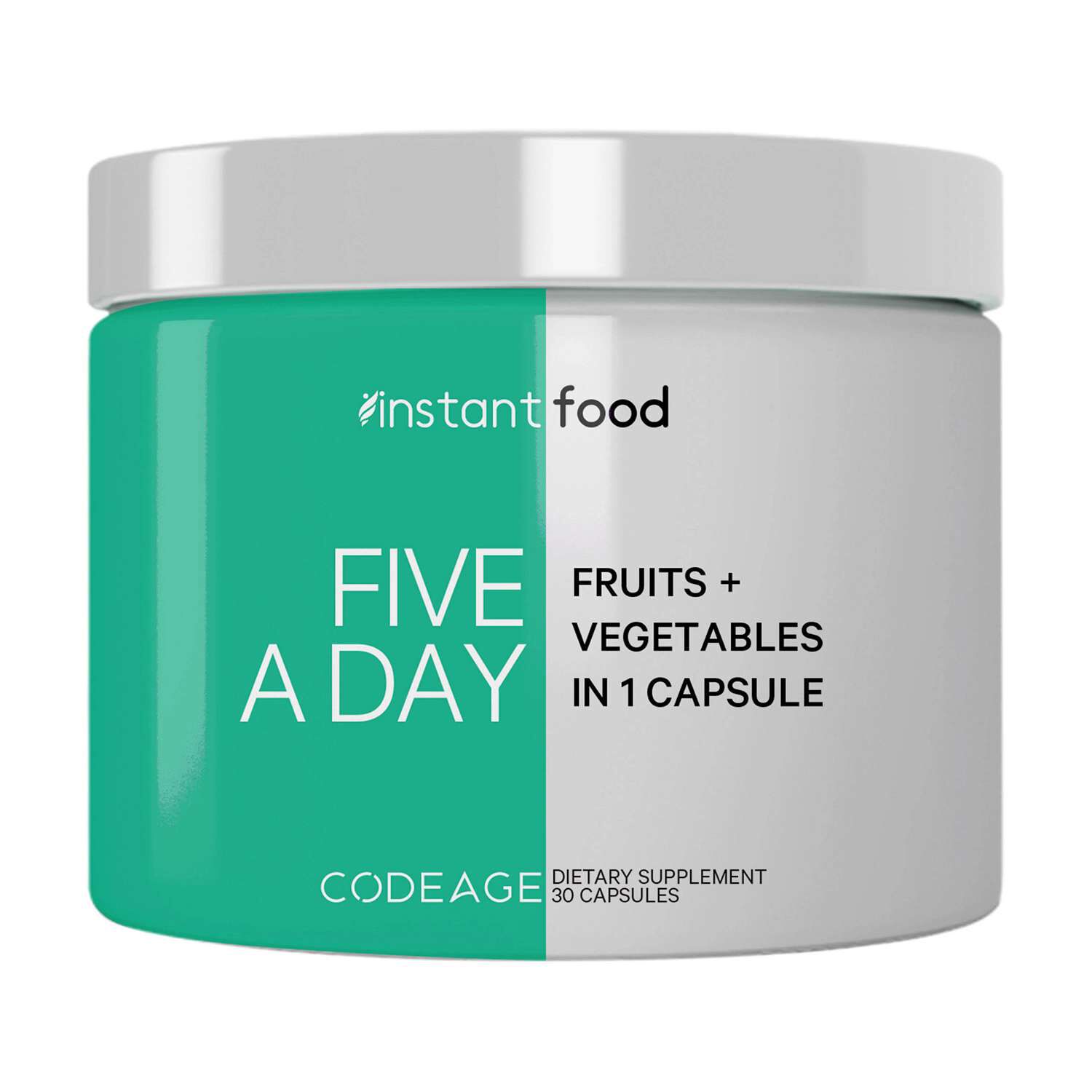 Five A Day Fruits + Vegetables - 30 Capsules (30 Servings)  | GNC