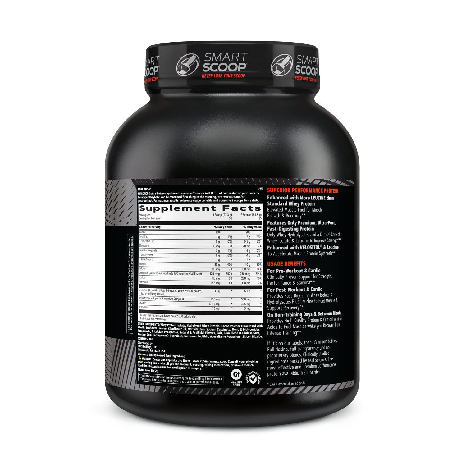 GNC AMP Wheybolic Whey Protein Powder Chocolate Fudge | GNC