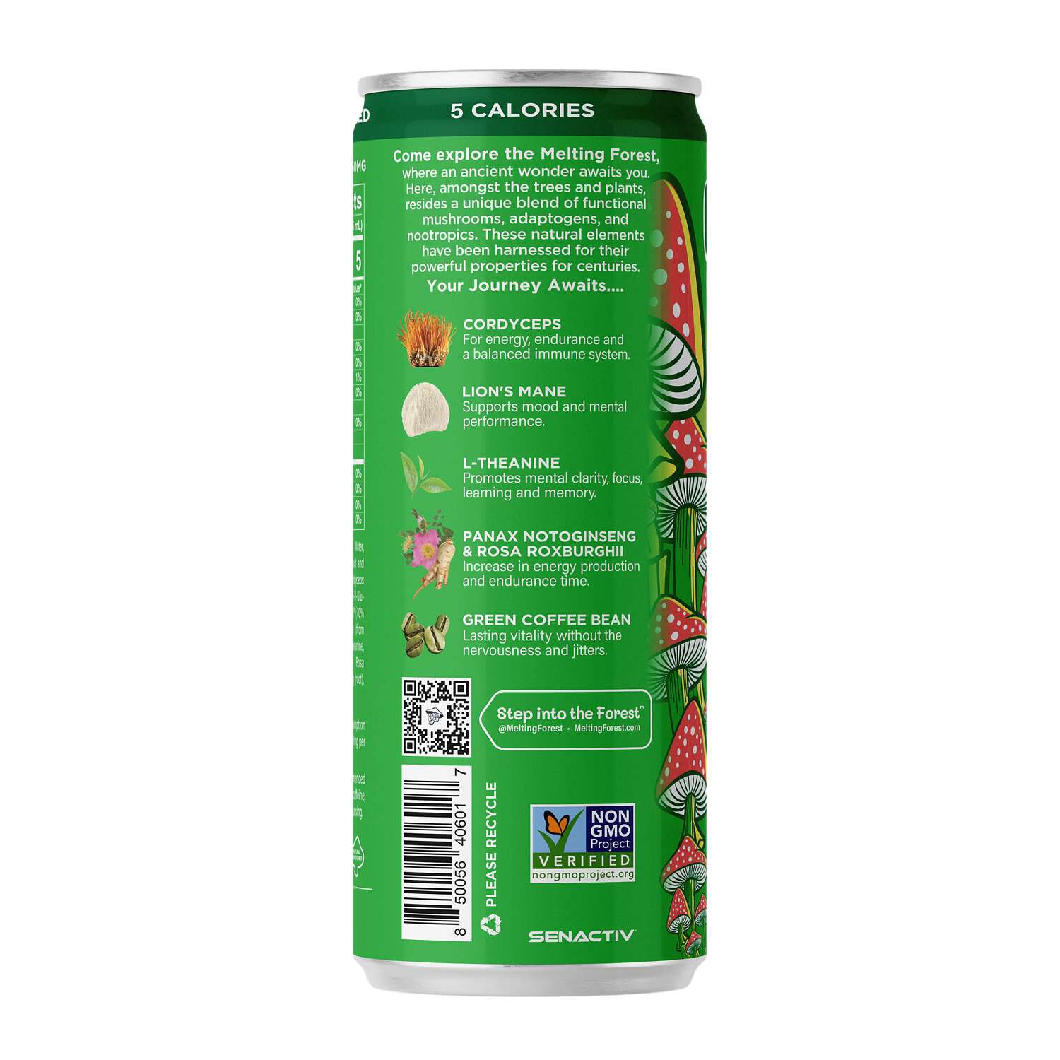 Functional Energy Drink - Mango Guava - 12 oz. (12 Cans)