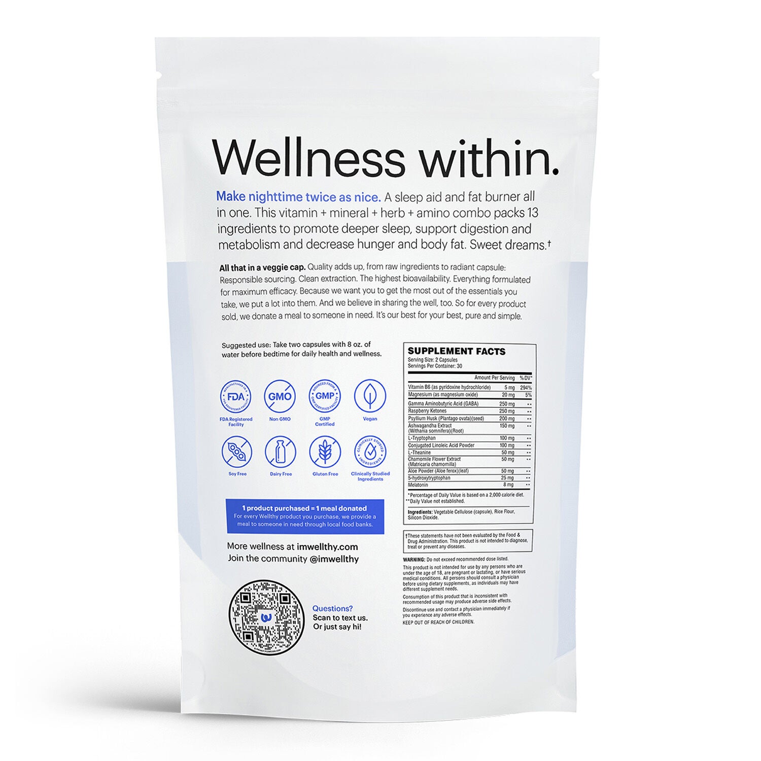 Sleep Aid - 60 Capsules (30 Servings)  | GNC