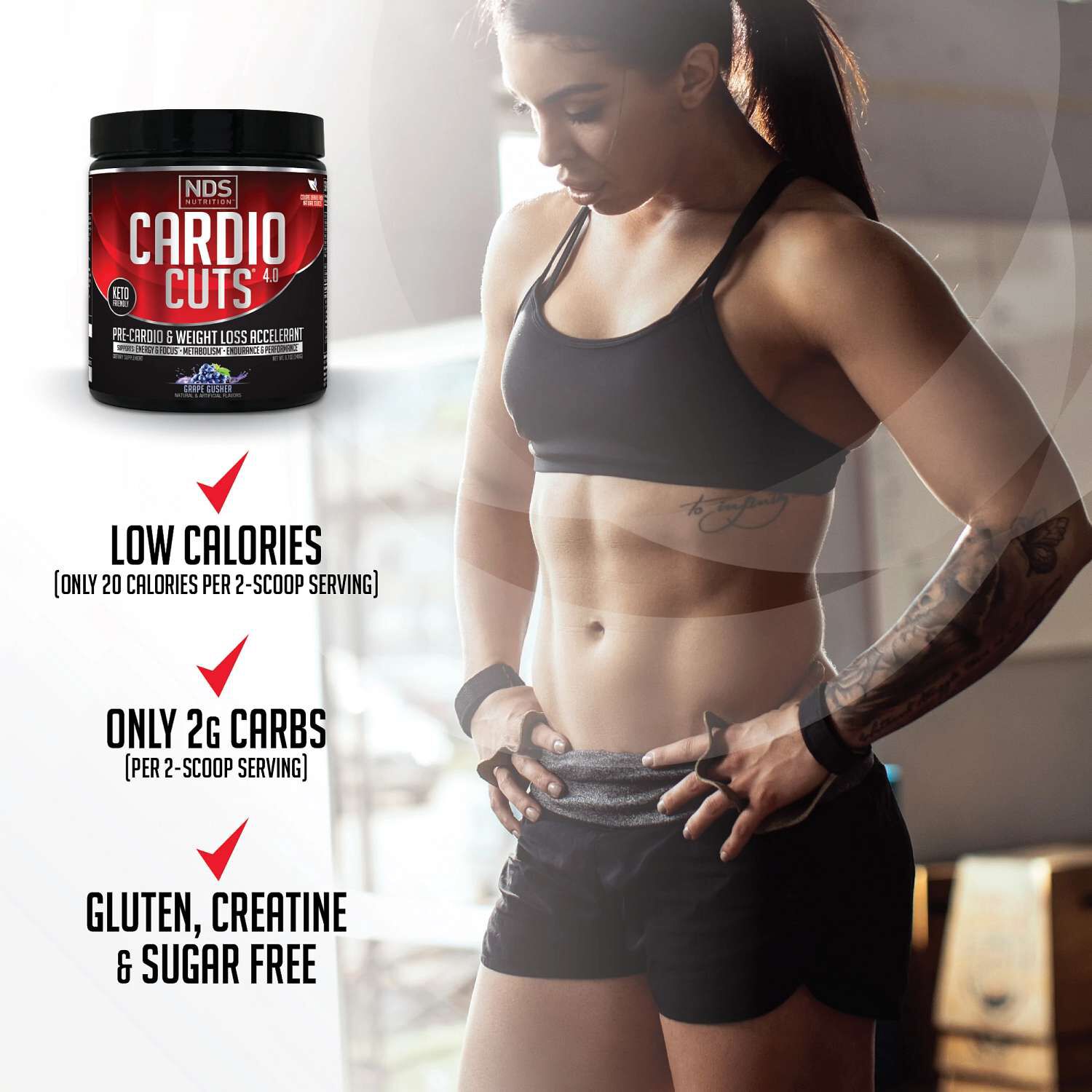 Cardio Cuts&reg; 4.0 - Grape Gusher (40 Servings)