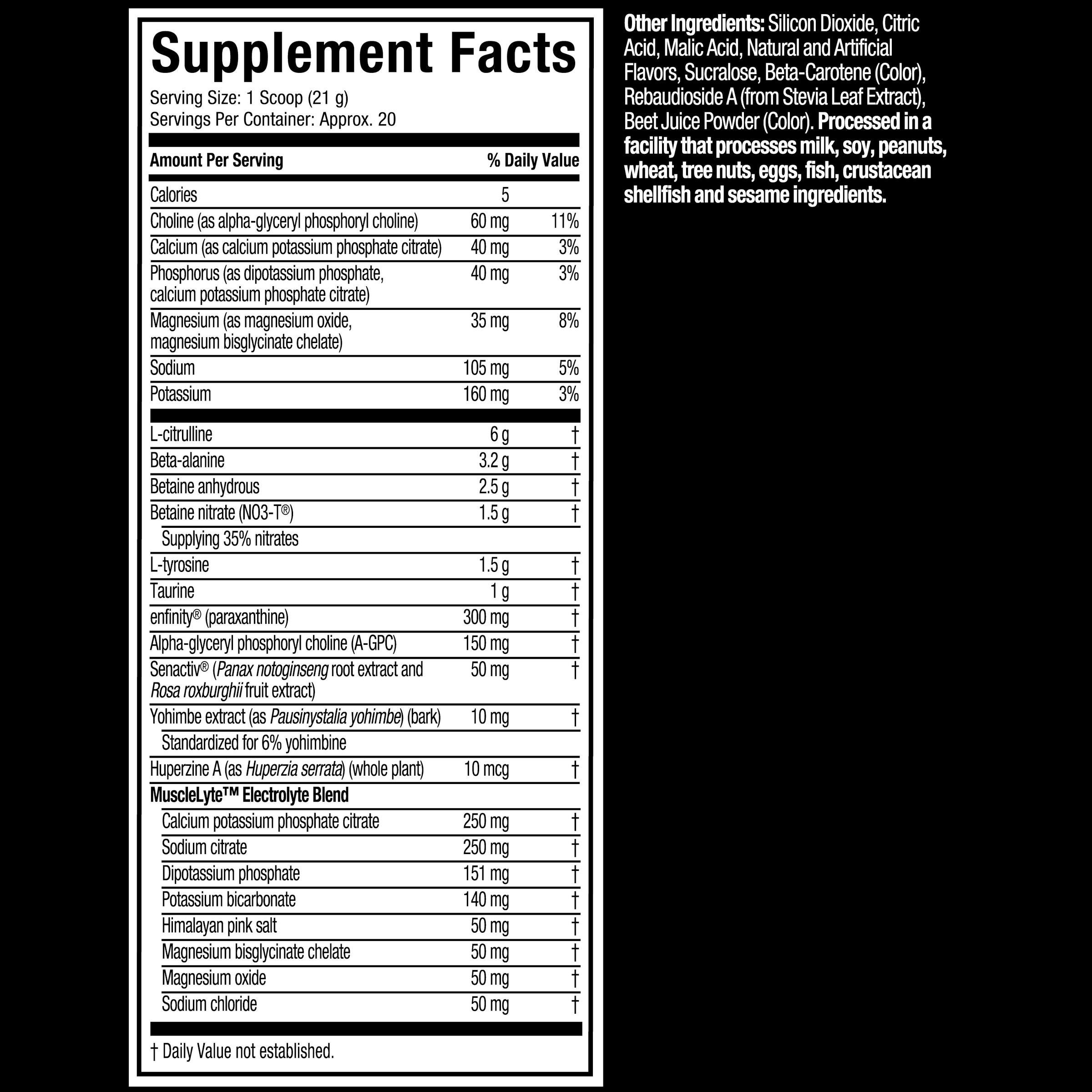 EuphoriQ Pre-Workout V2 - Boogieman Punch (20 Servings)  | GNC