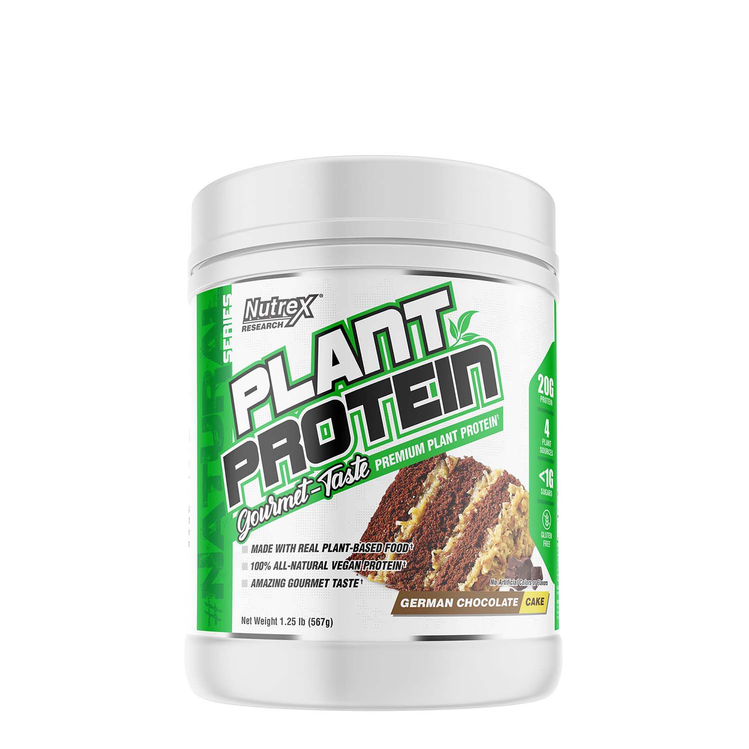 Nutrex Research Plant Protein German Chocolate Cake Gnc
