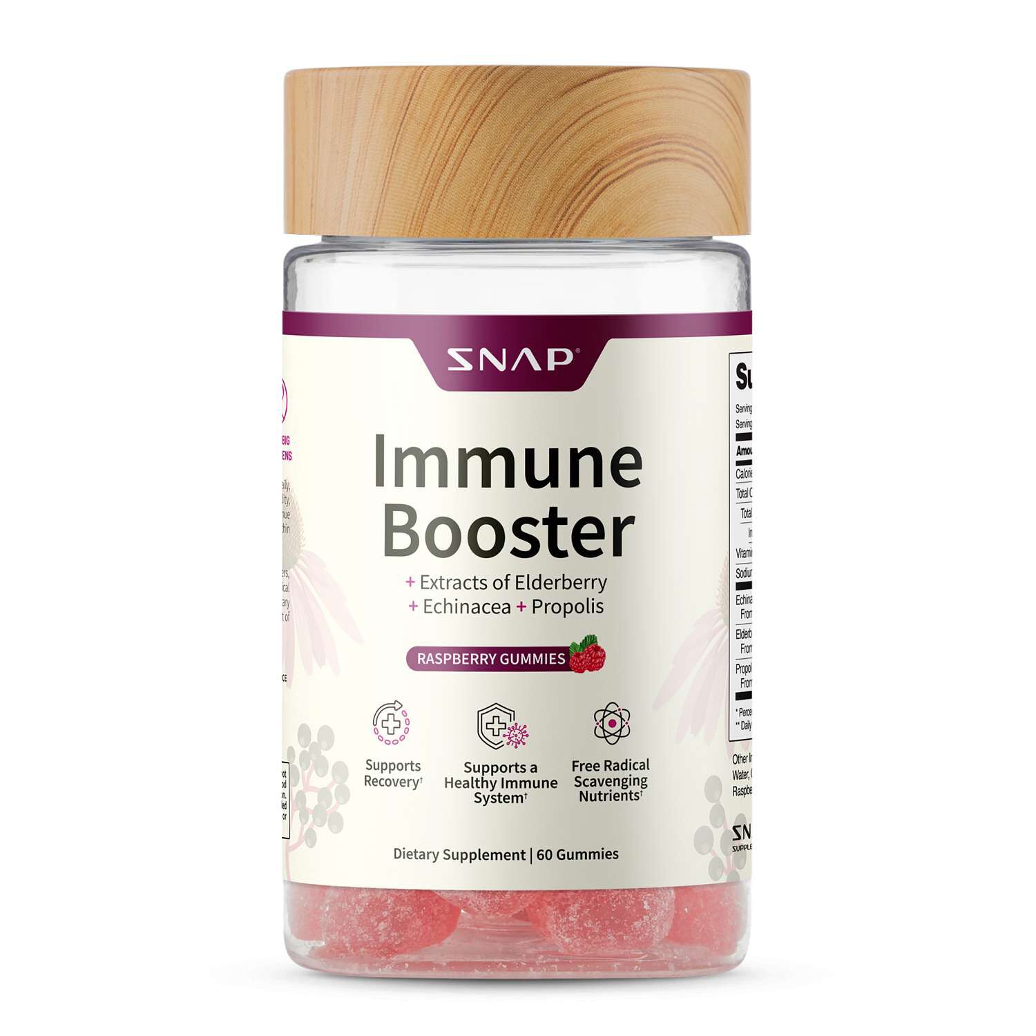 Immune Booster Elderberry Extract - 60 Gummies (30 Servings)  | GNC