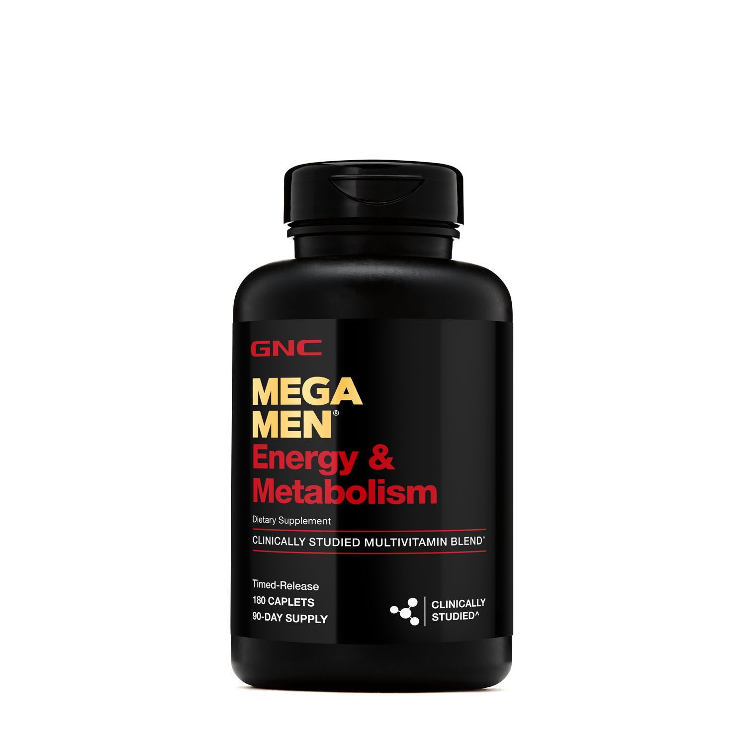Energy & Metabolism Multivitamin 180 Caplets (90 Servings) GNC