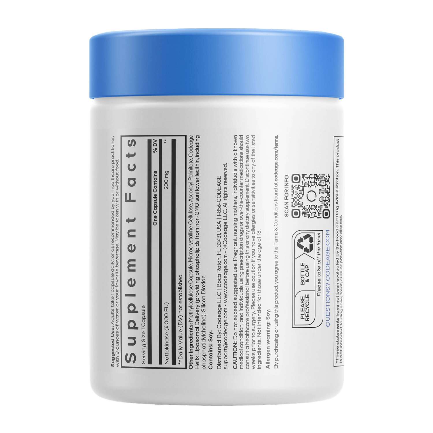 Liposomal Nattokinase - 90 Vegetable Capsules (90 Servings)  | GNC