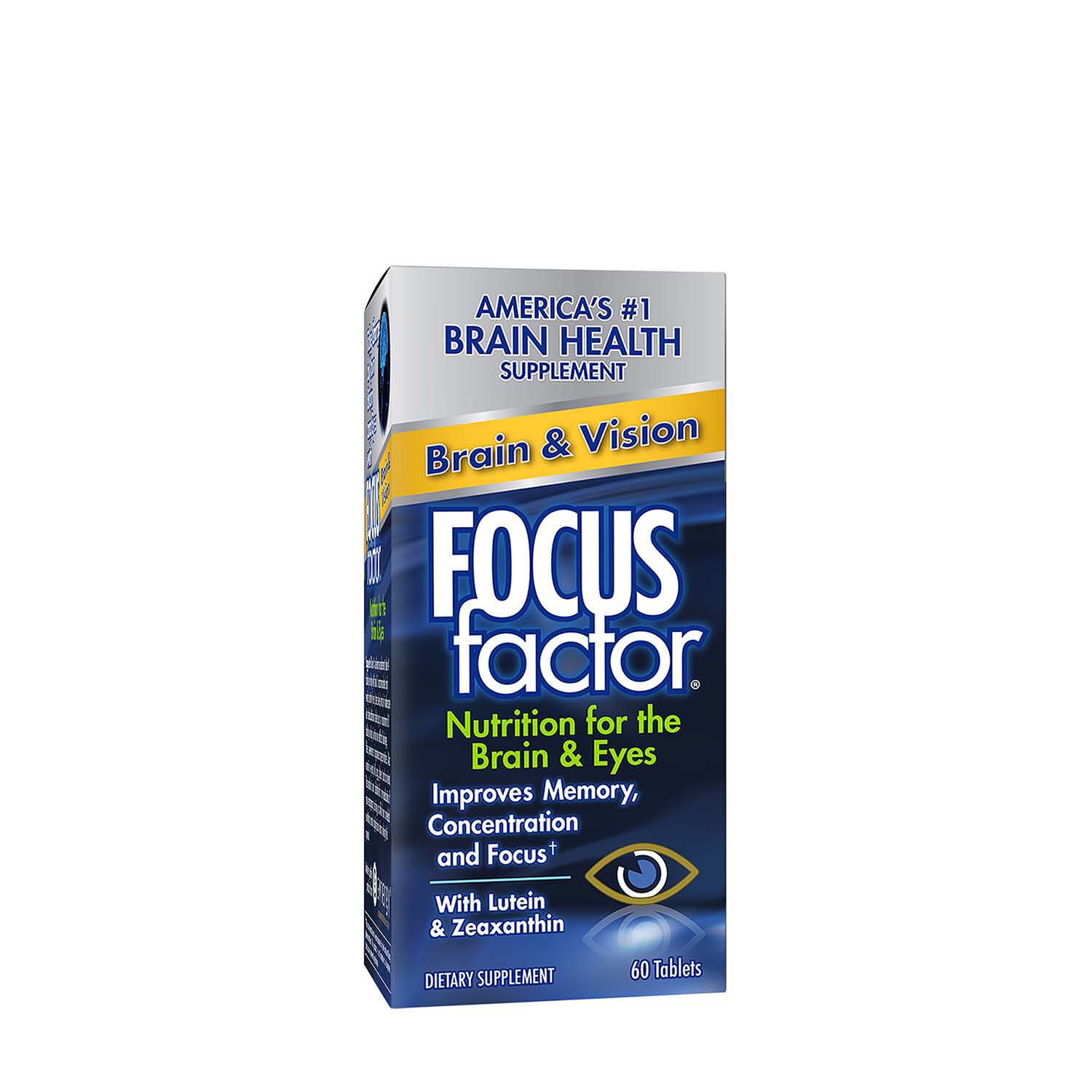 Focusfactor Brain And Vision Support Tablets Gnc