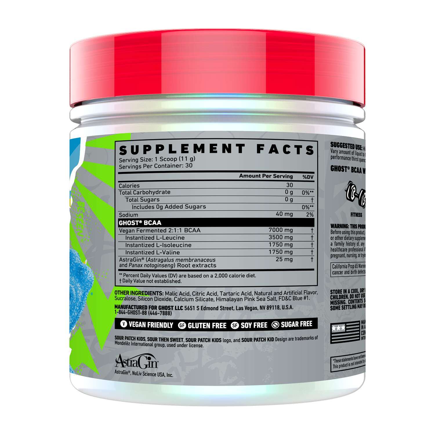 BCAA - Sour Patch Kids&reg; Blue Raspberry&nbsp;(30 Servings) Sour Patch Kids&reg; Blue Raspberry | GNC
