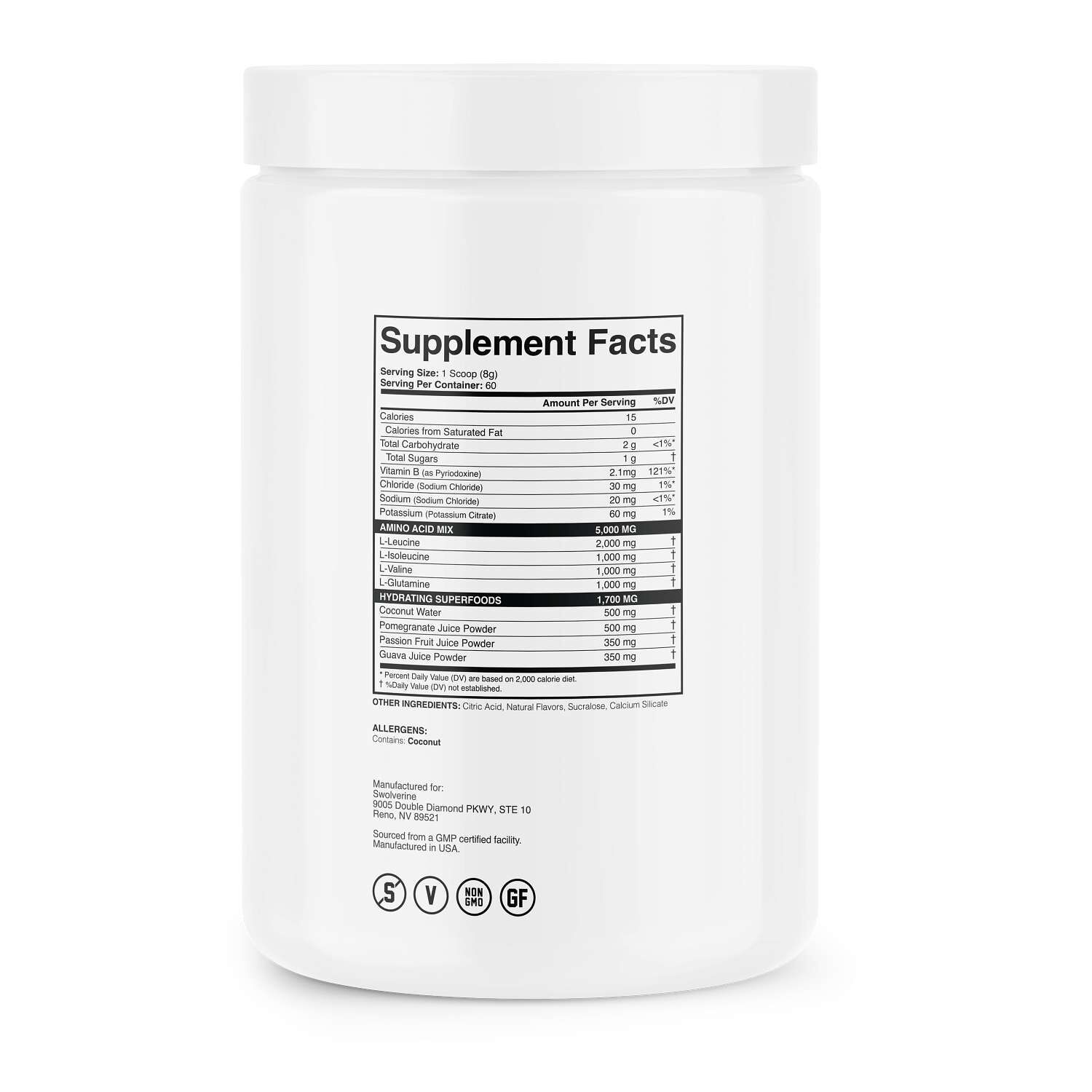 BCAA 2:1:1 - Pomegranate Acai (60 Servings)  | GNC