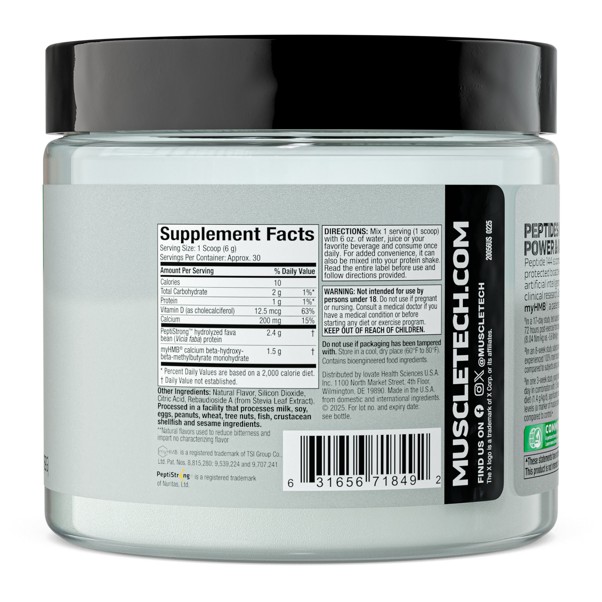 Recovery Peptide 144 - Unflavored (30 Servings)  | GNC