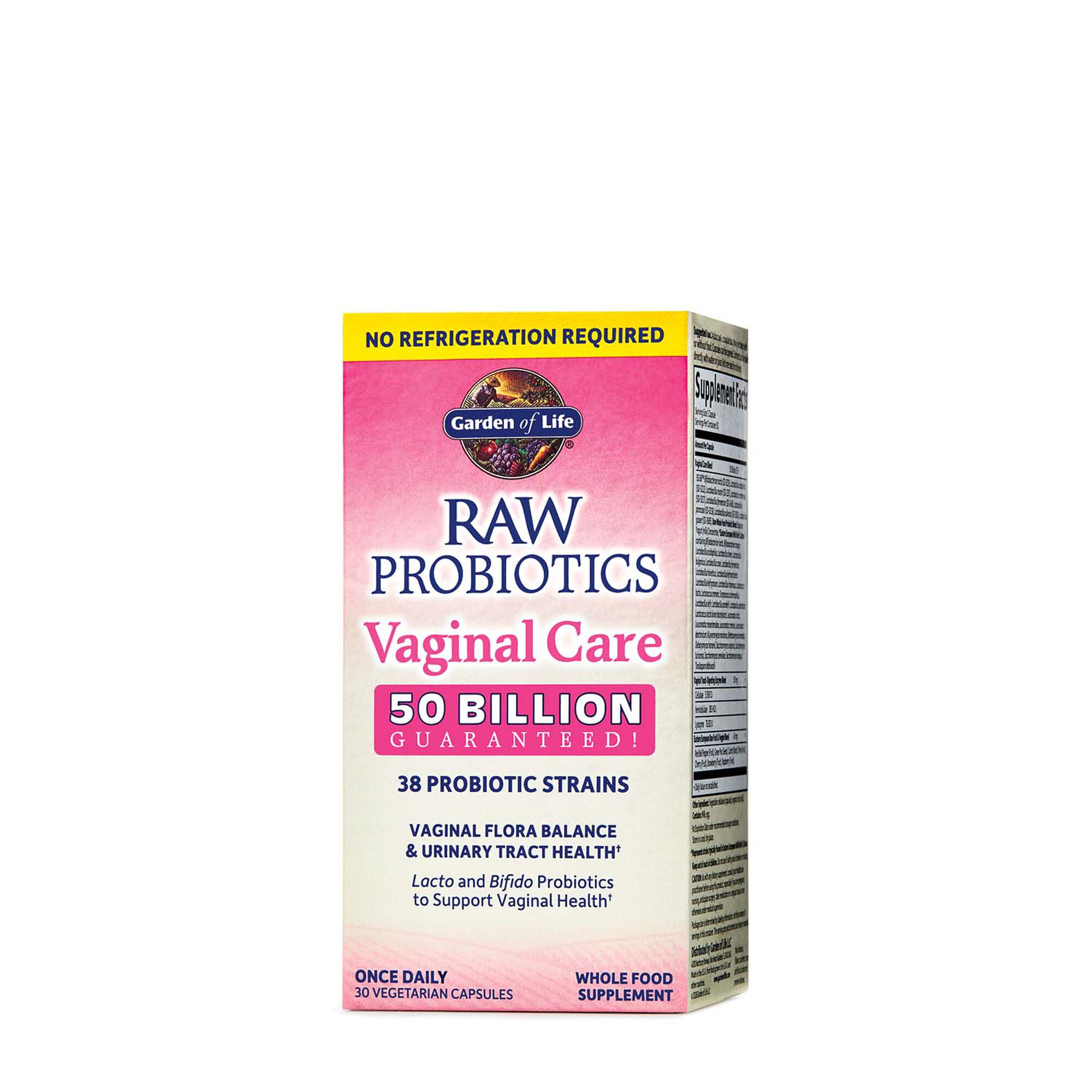 Garden Of Life Raw Probiotics Vaginal Care Gnc