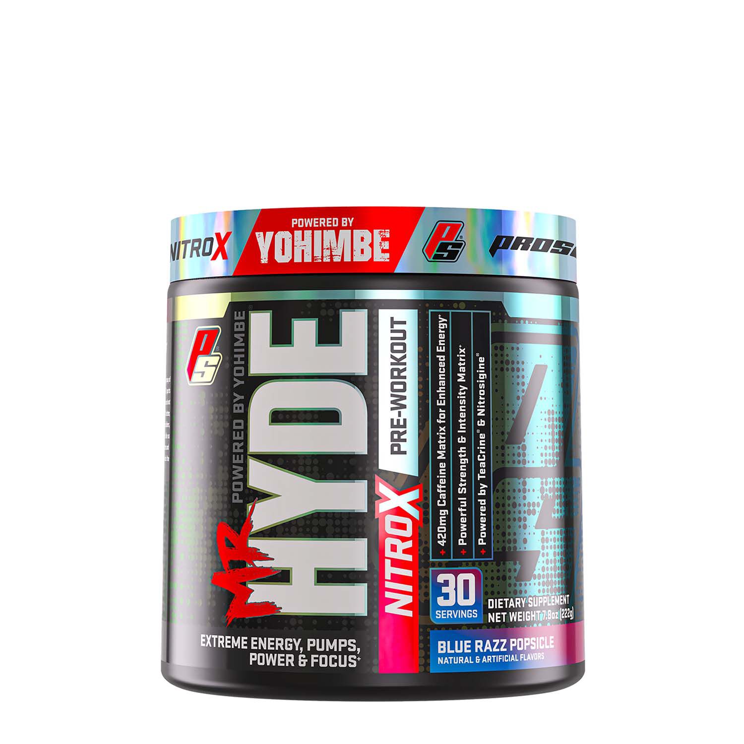 Pro Supps Mr Hyde Nitrox Blue Razz Popsicle Gnc