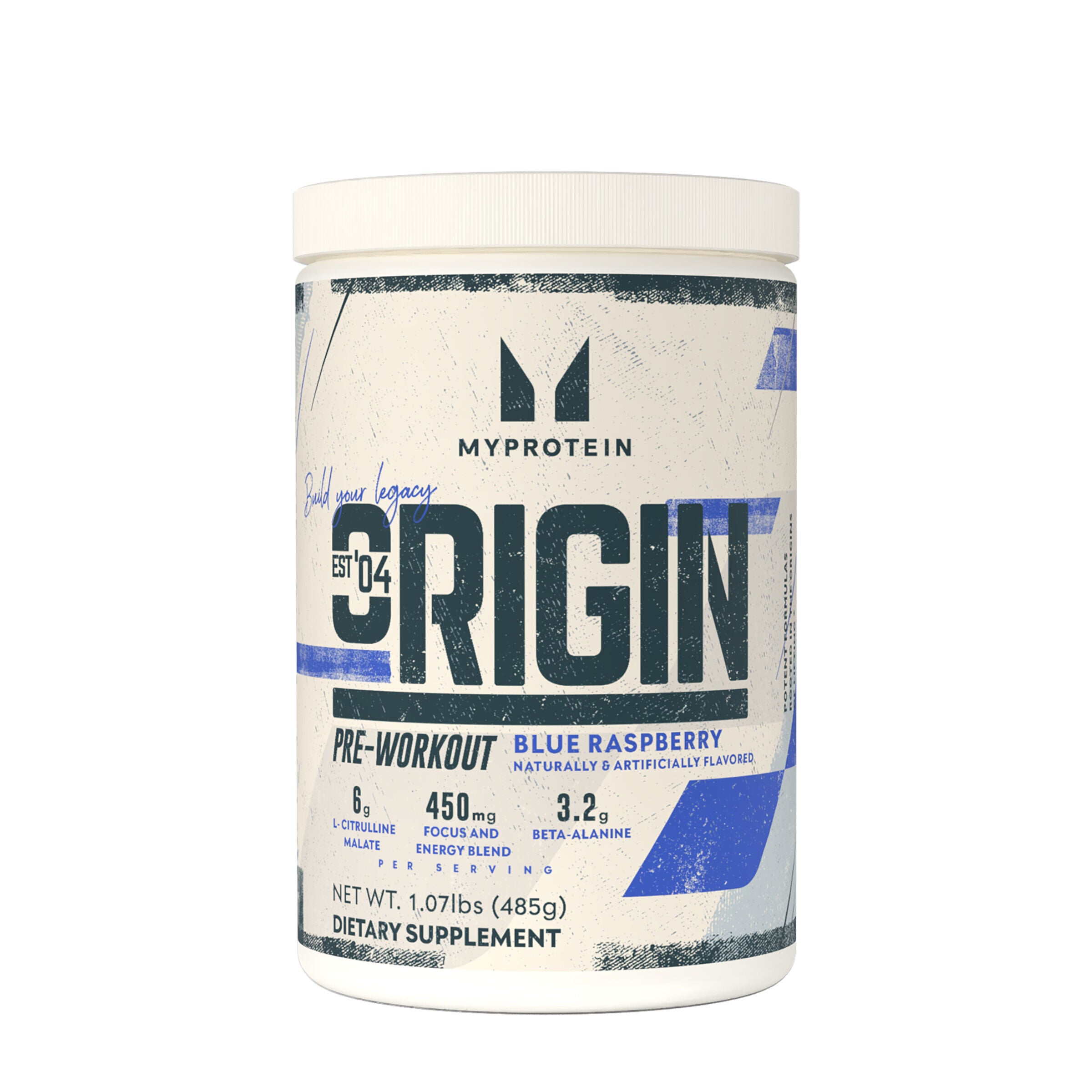Myprotein - Origin Pre-Workout - Blue Raspberry (30 Servings