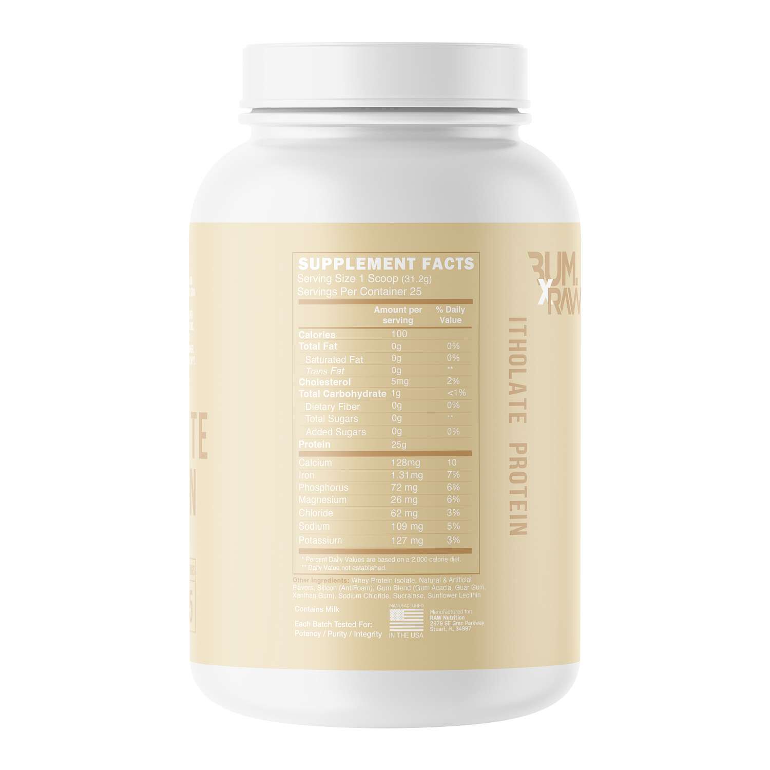 Itholate Protein - Vanilla Oatmeal Cookie (25 Servings)  | GNC