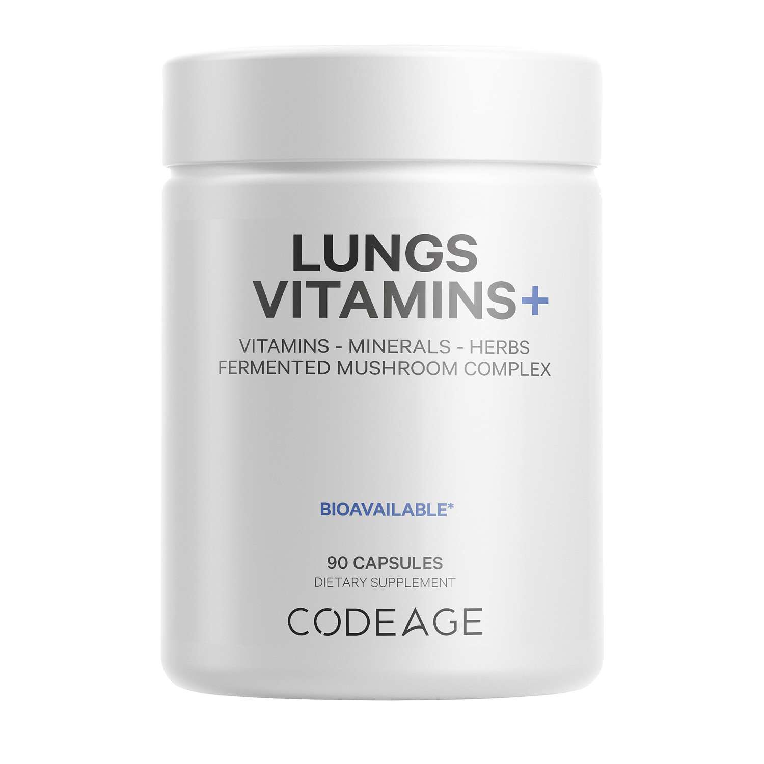 Lungs Vitamins + - 90 Capsules (30 Servings)  | GNC