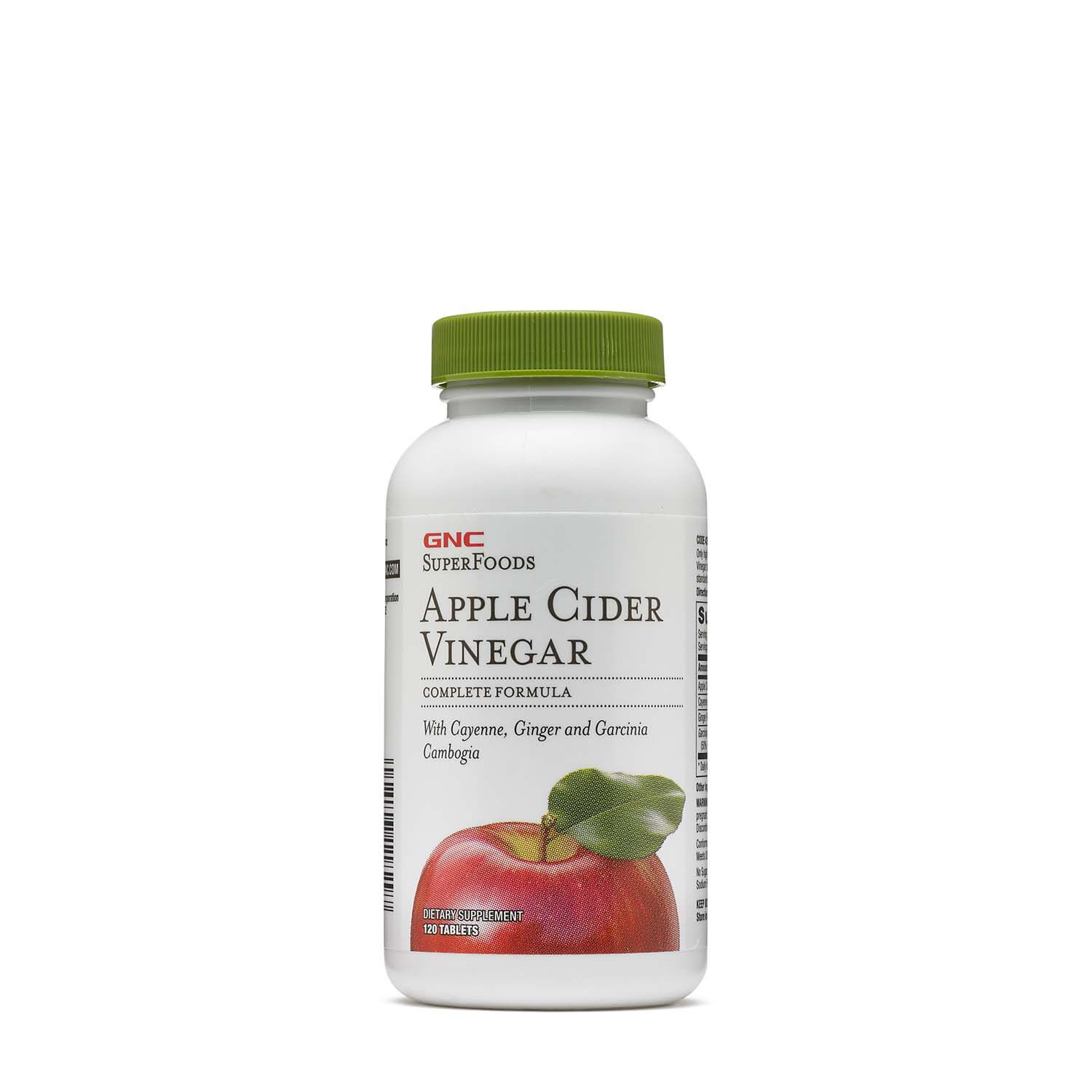 Apple Cider Vinegar - 120 Tablets &#40;60 Servings&#41;  | GNC