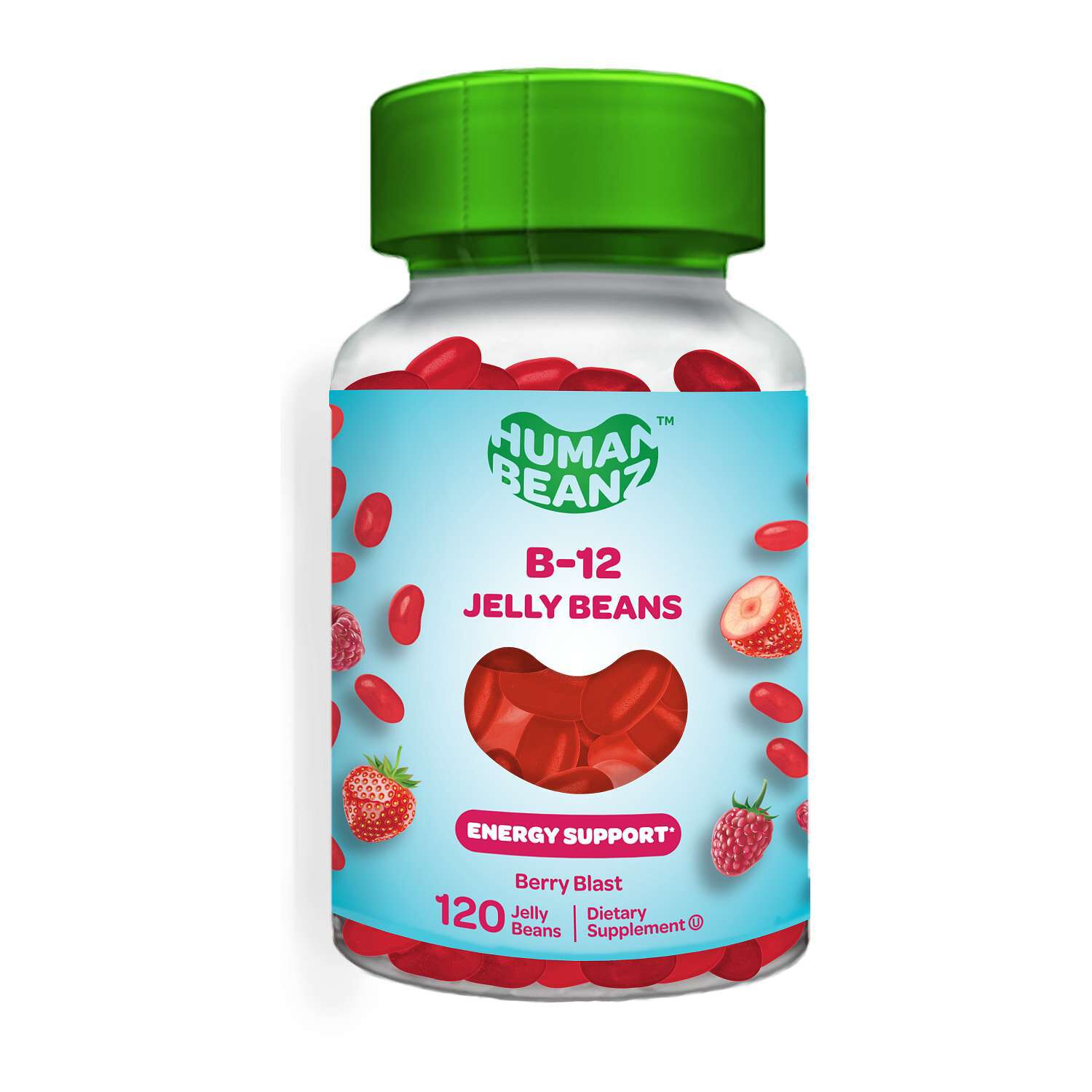 B-12 Jelly Beans - Berry Blast - 120 Jelly Beans (40 Servings)  | GNC