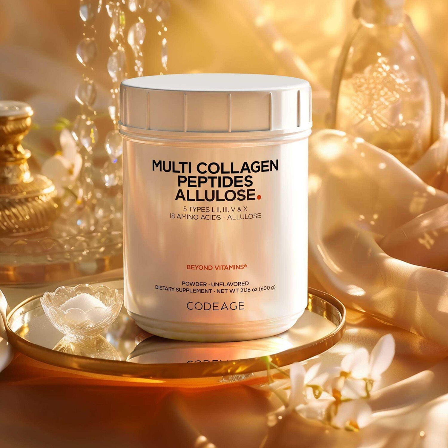 Collagen Peptides Allulose - Unflavored - 21.16 (30 Servings)  | GNC