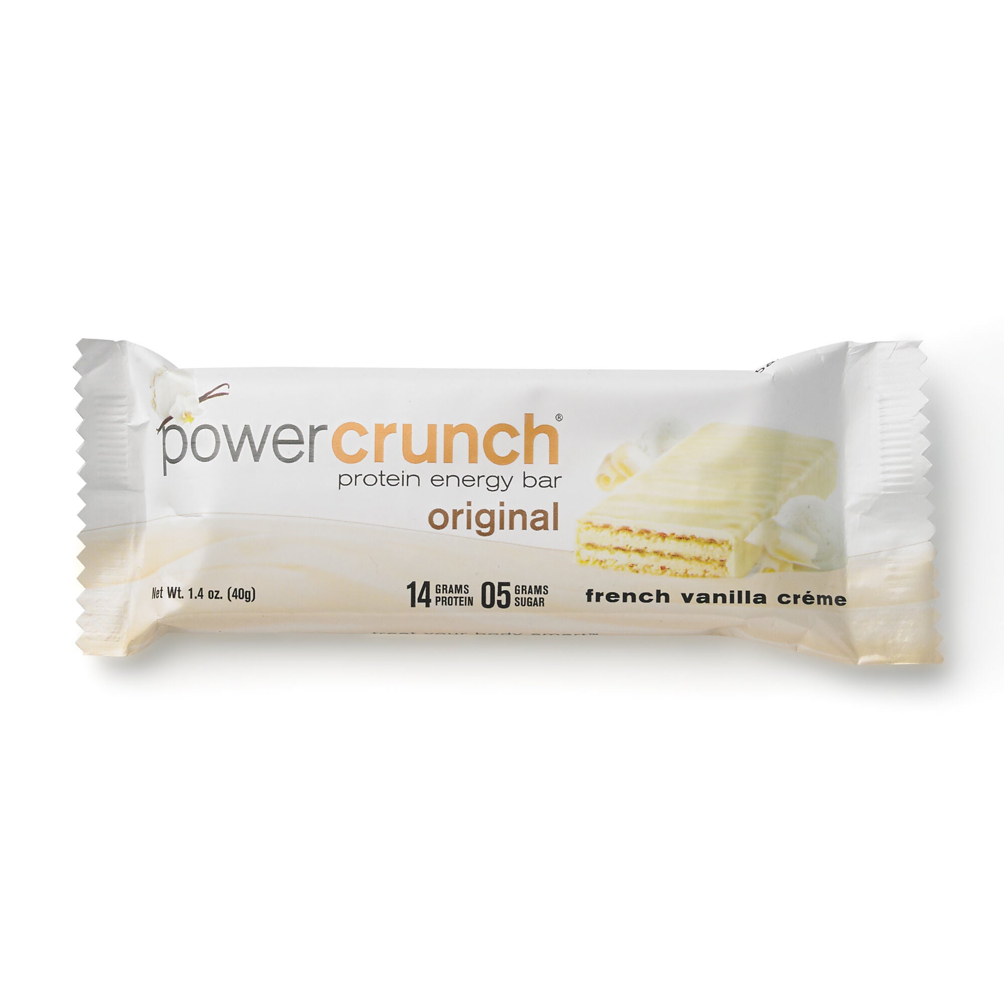 Power Crunch Bar Nutrition Label