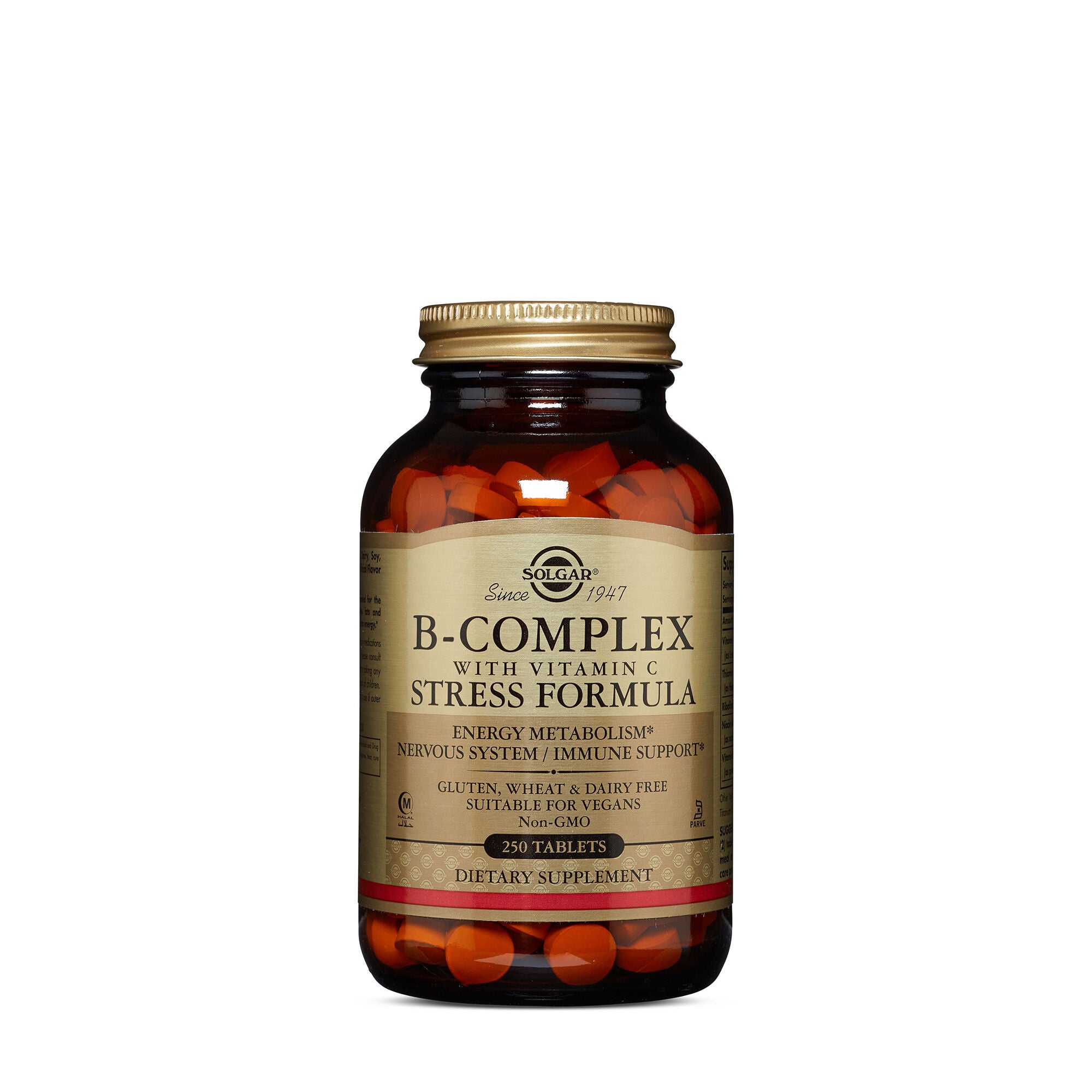 solgar b complex with vitamin c stress formula