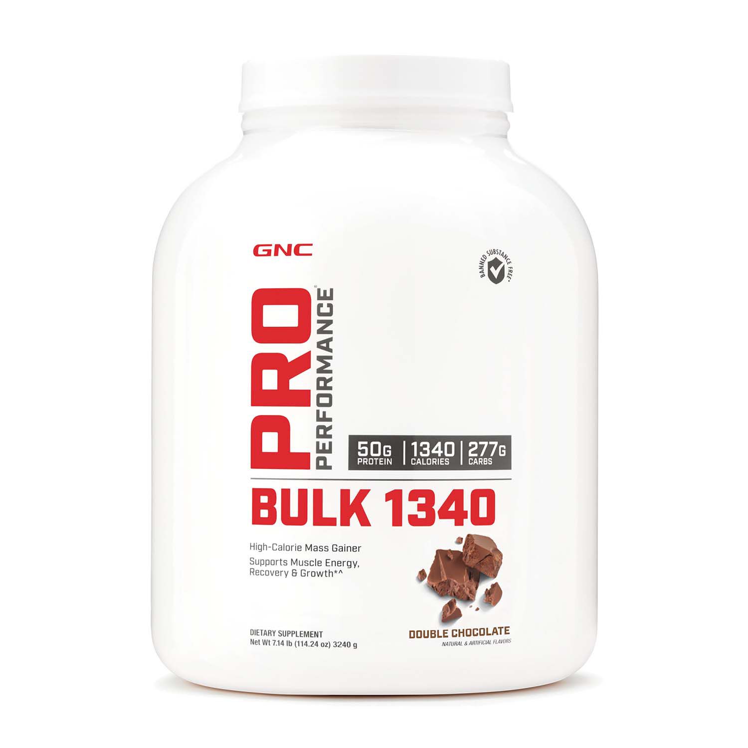 GNC Pro Performance Bulk 1340 Weight Gainer Double Chocolate