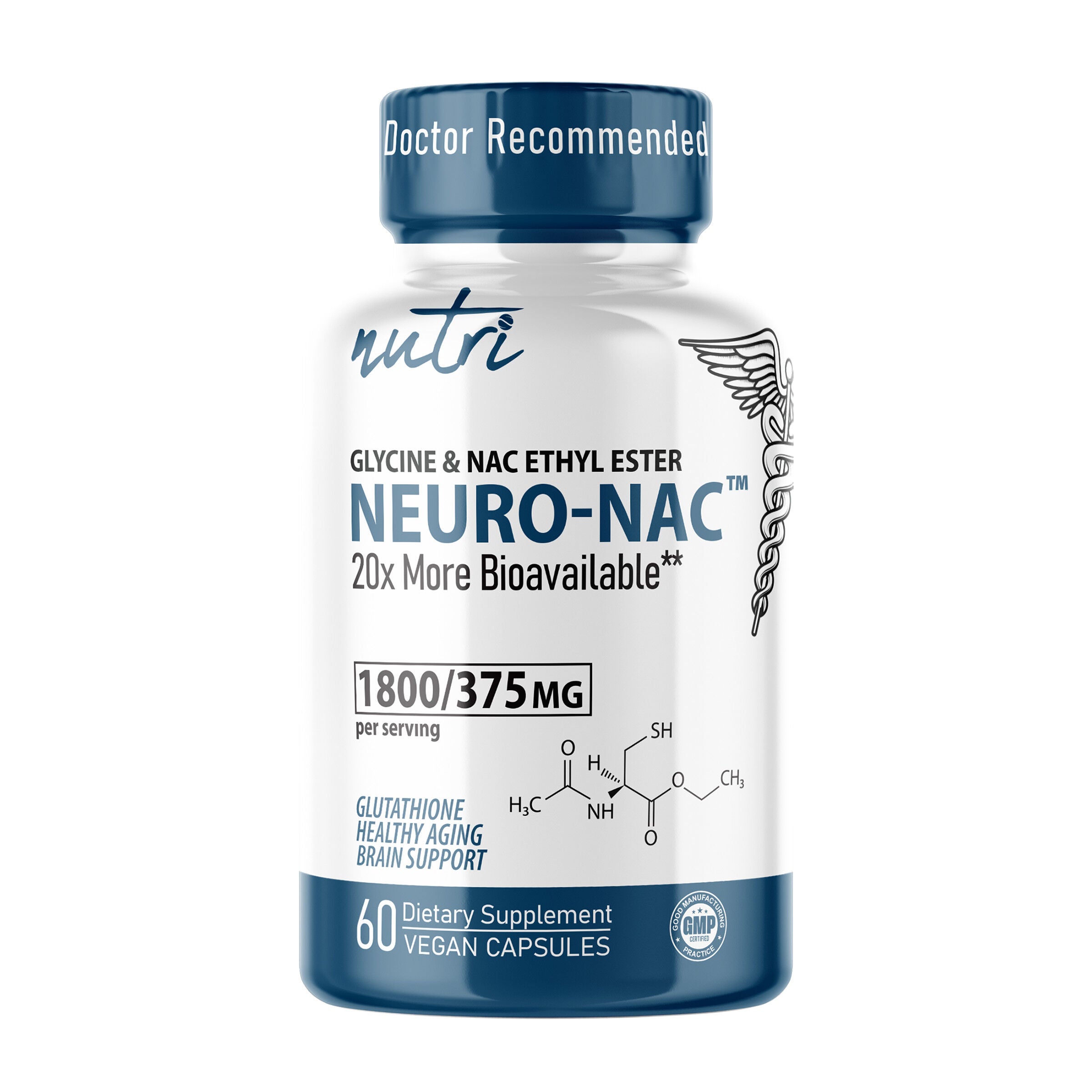 Neuro-NAC&trade; 800/375mg Extra - 60 Capsules (20 Servings)  | GNC