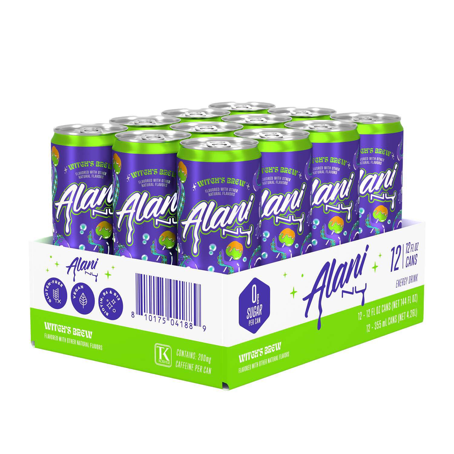 Energy Drink - Witch's Brew 12 oz. (12 Cans)