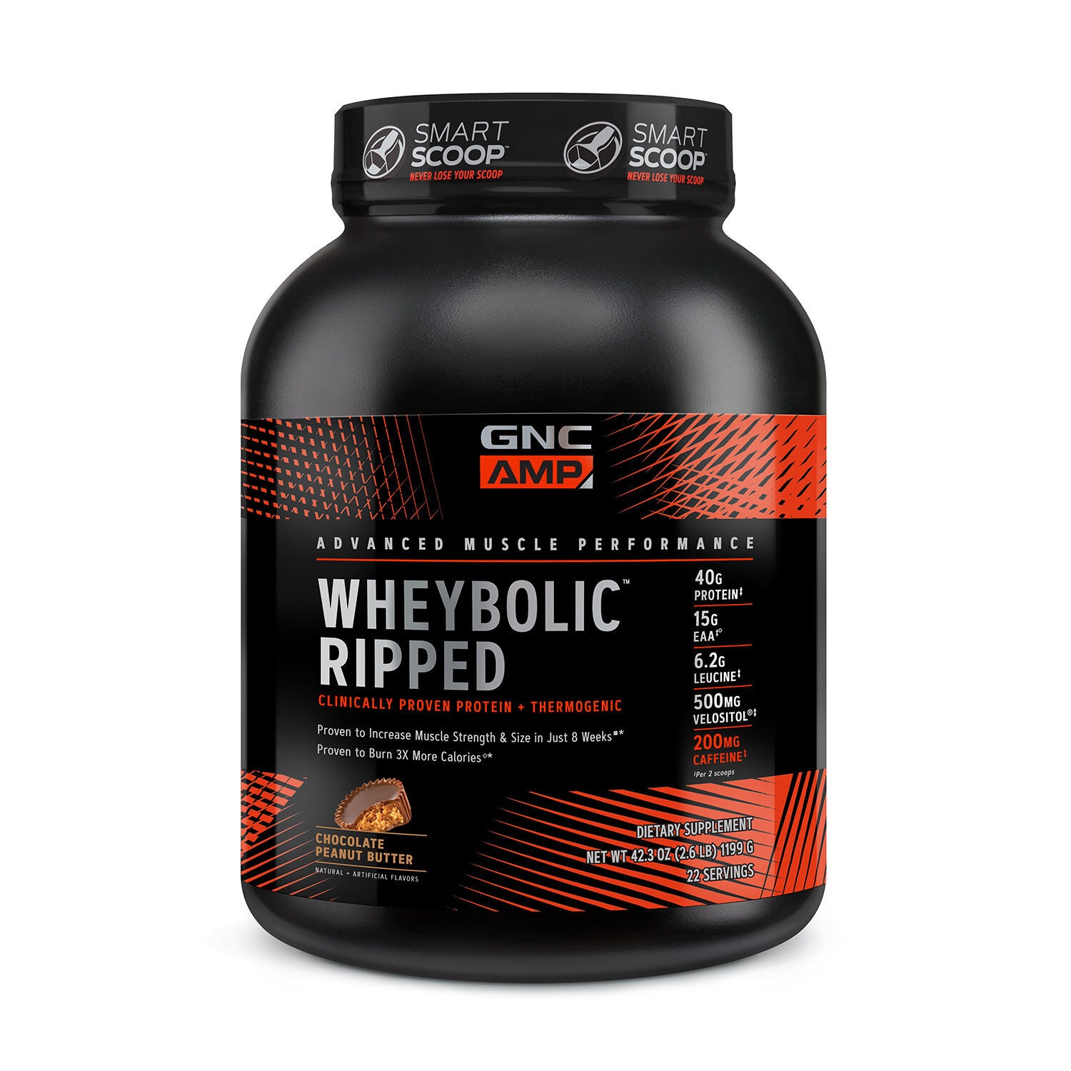 GNC AMP Wheybolic™ Ripped Whey Protein 