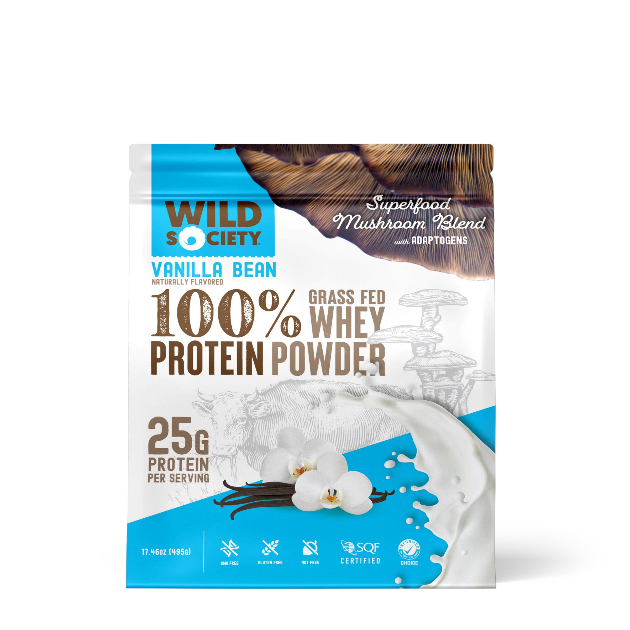 100% Grass Fed Whey Protein Powder - Vanilla Bean (15 Servings)  | GNC