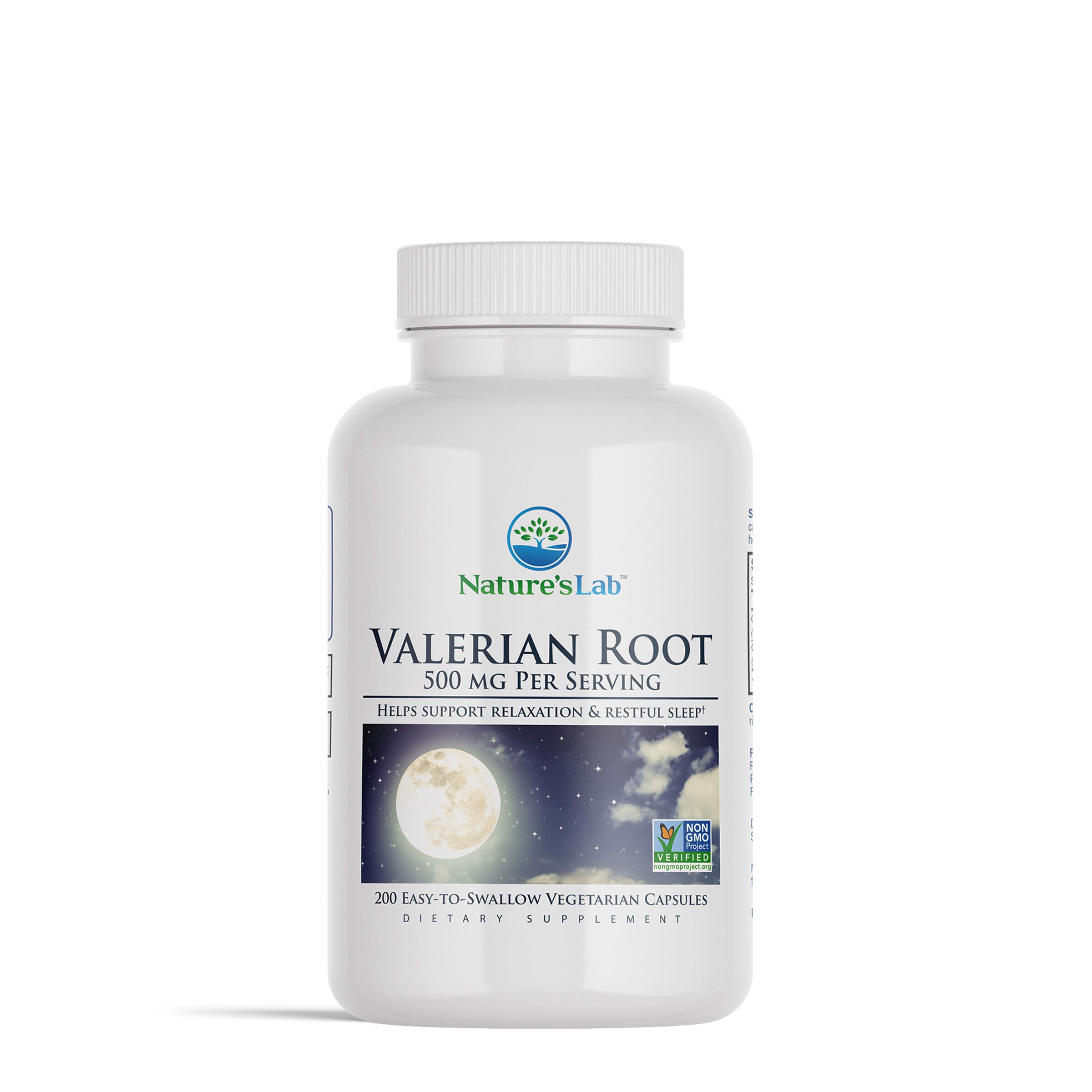Valerian Root 500mg - 200 Vegetarian Capsules (100 Servings)