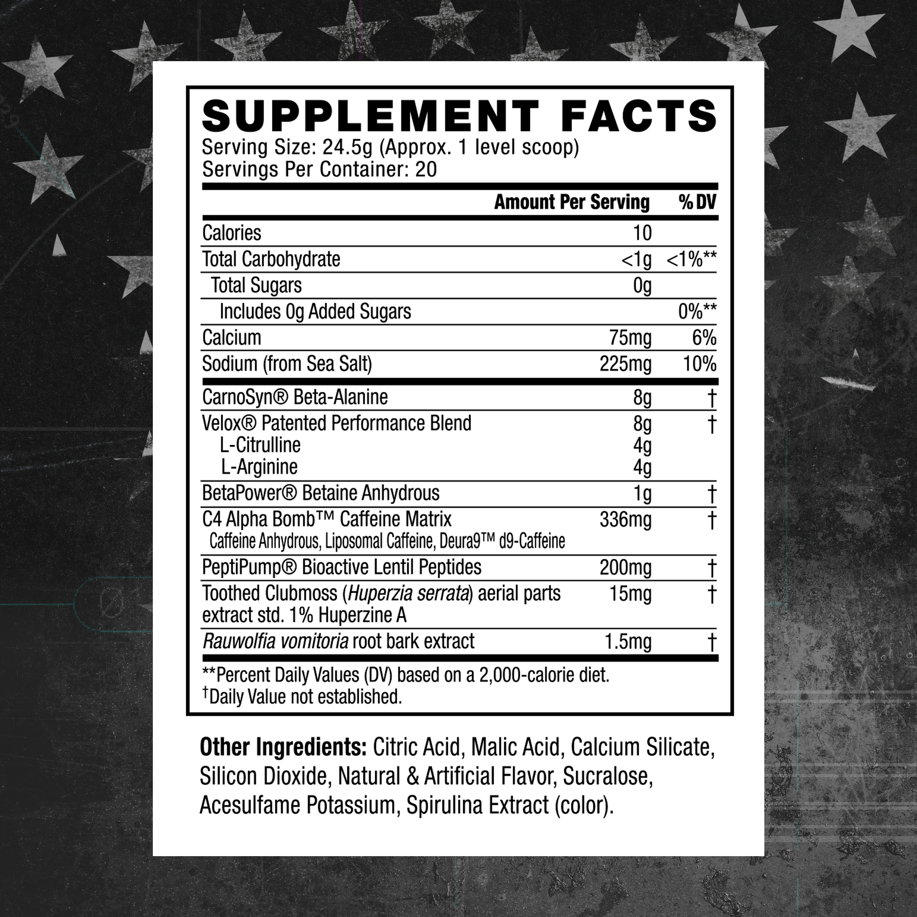 C4 Alpha Bomb Pre-Workout - Blue Rageberry &#40;20 Servings&#41;  | GNC