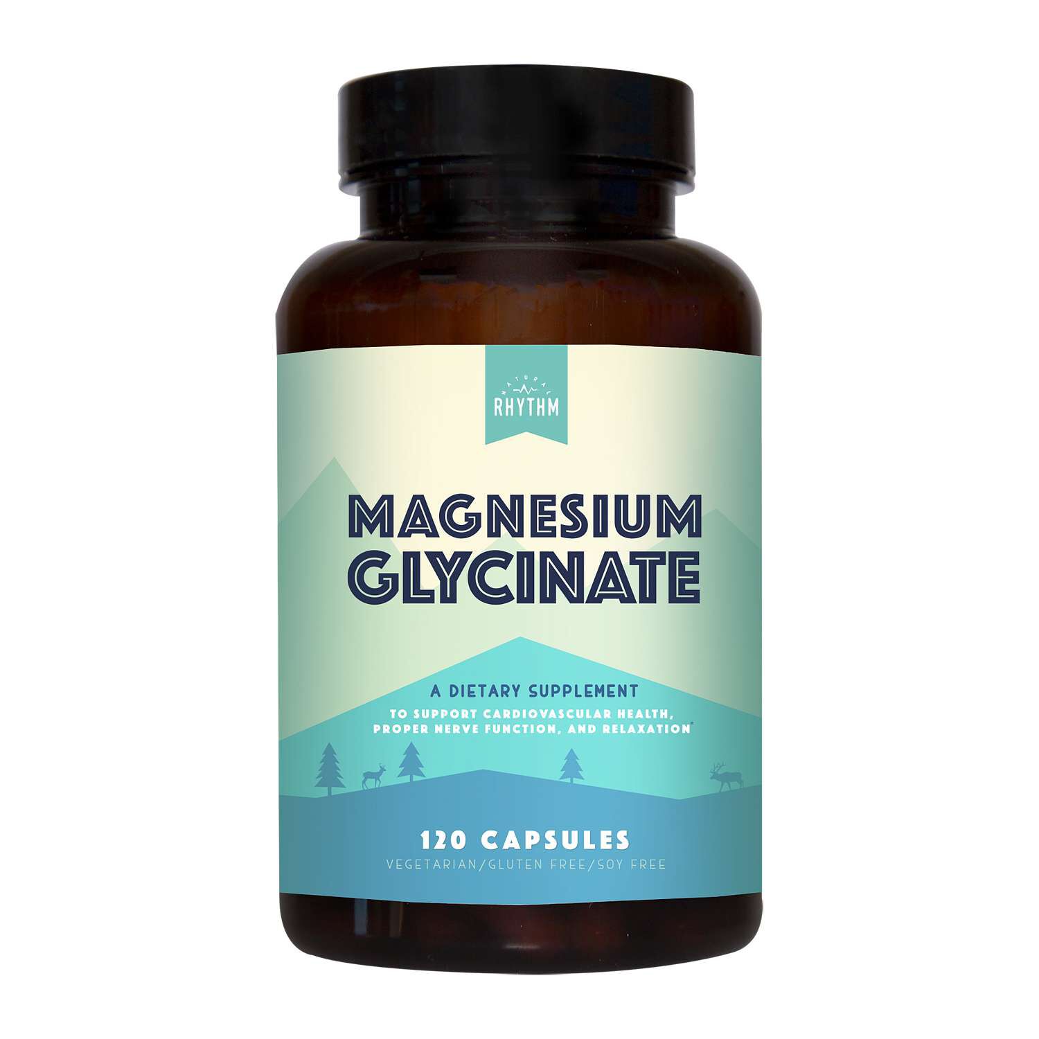 Magnesium Glycinate - 120 Capsules (60 Servings)