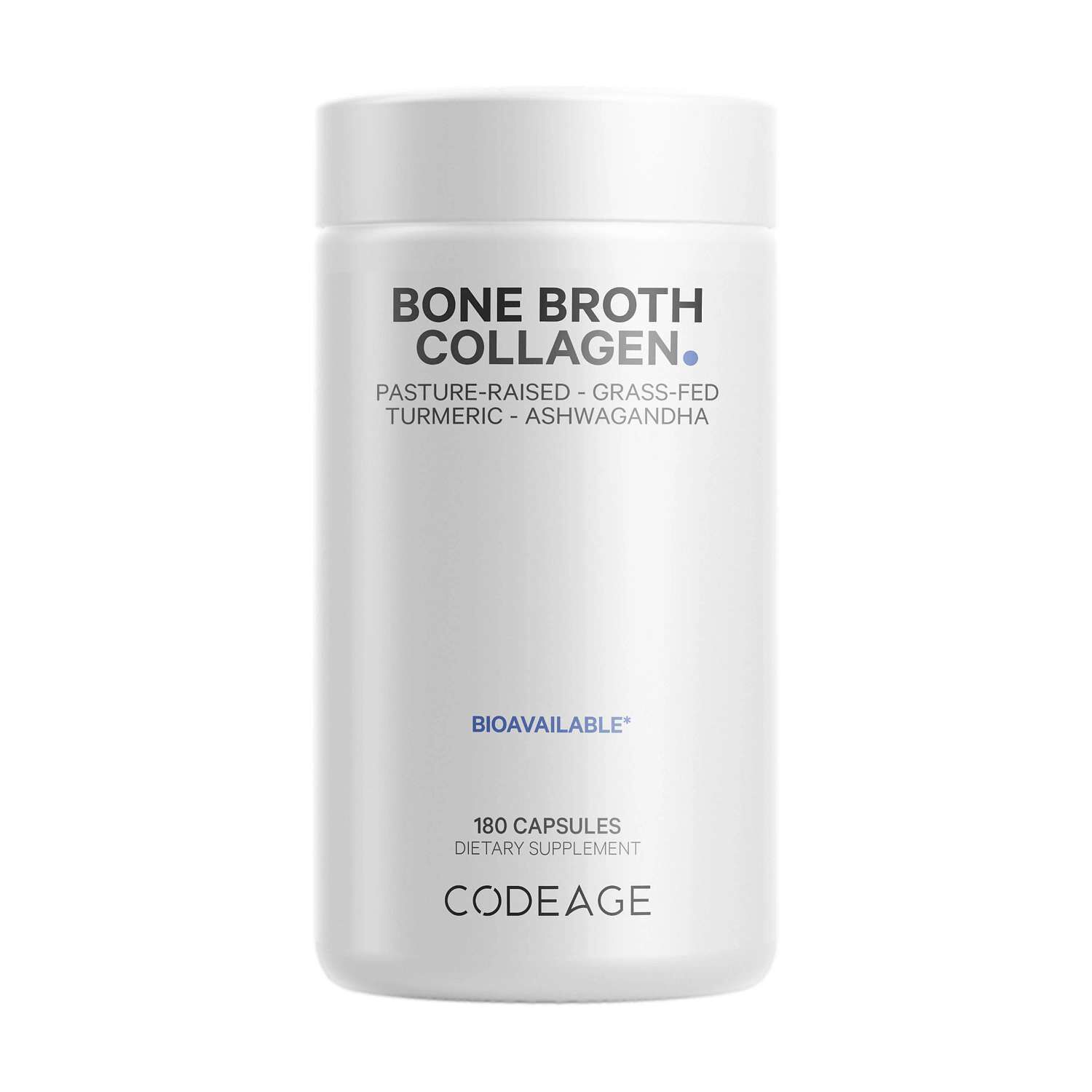 Bone Broth Collagen - 180 Capsules (60 Servings)