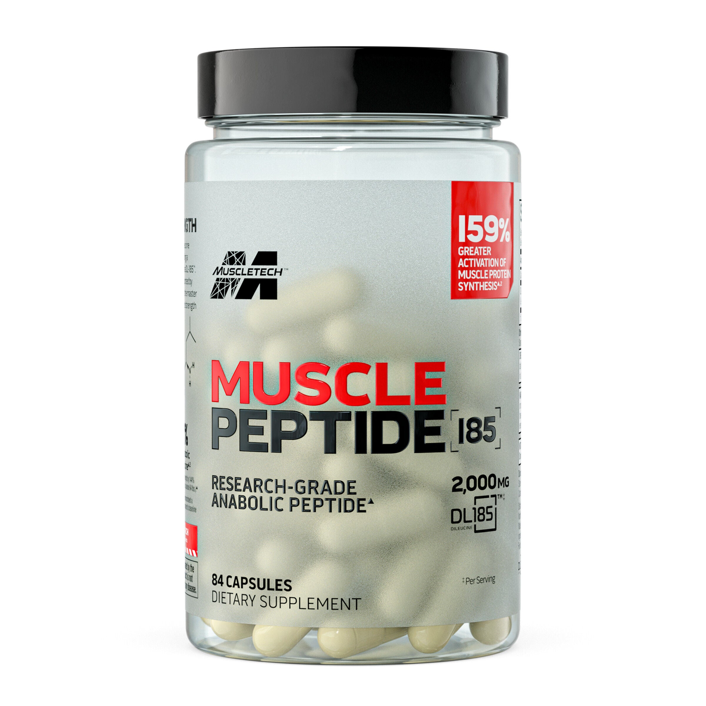 Leucine Peptide 185 - 84 Capsules (28 Servings)